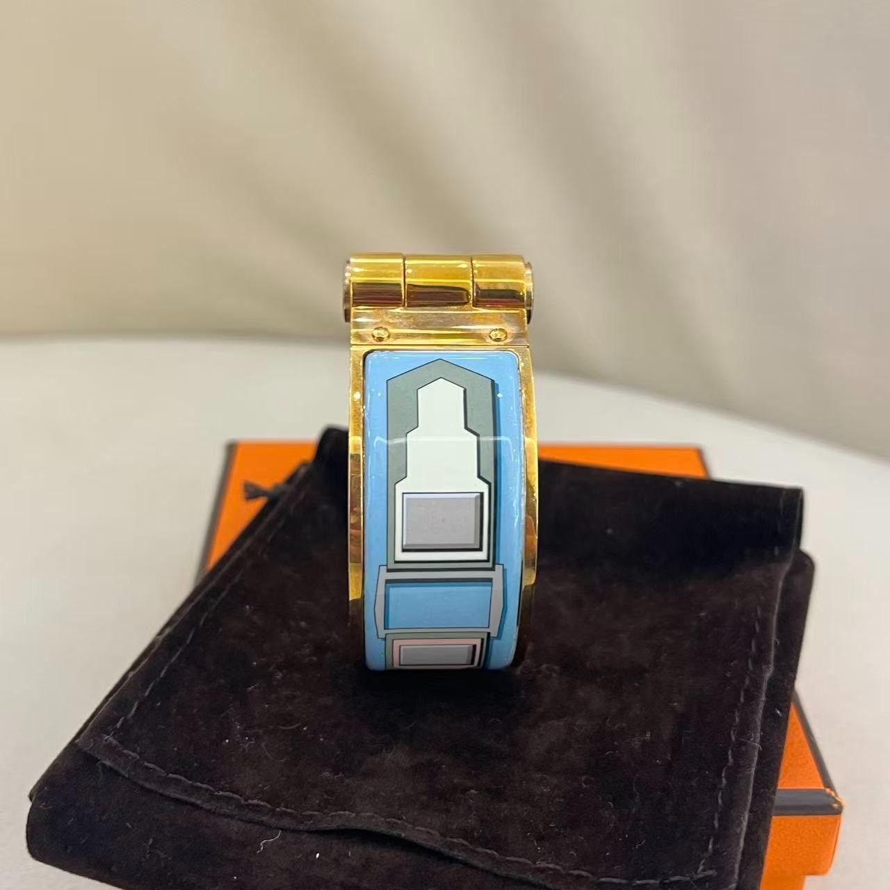 Hermes Hermes Enamel Wide Bangle Size ONE SIZE - 4 Thumbnail