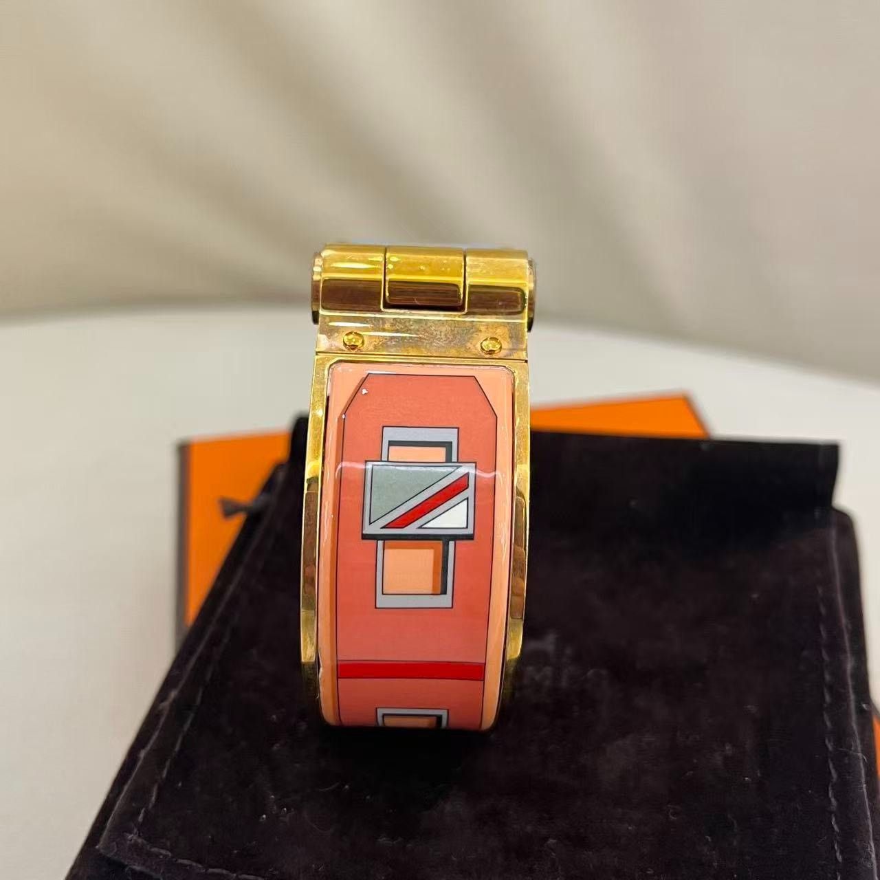Hermes Hermes Enamel Wide Bangle Size ONE SIZE - 2 Thumbnail