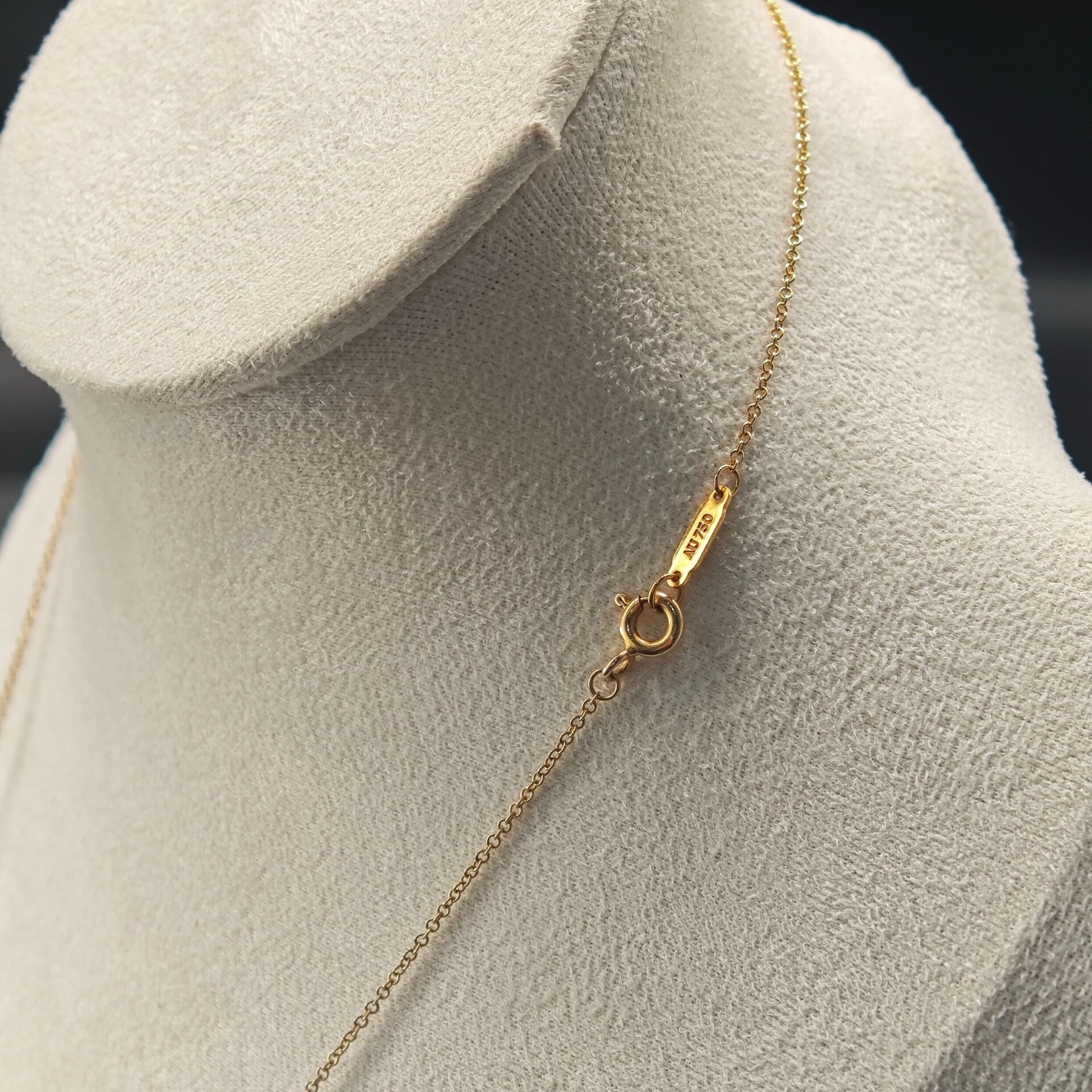 Tiffany & Co. Tiffany Victoria 18K Rose Gold Diamond Key Necklace Size ONE SIZE - 4 Thumbnail