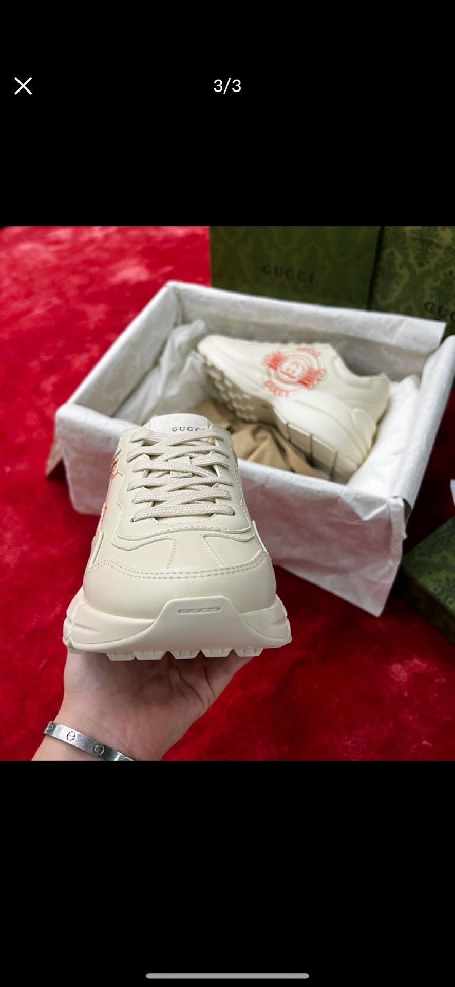 Gucci Gucci Men's Record Style Dad Shoes Size US 7 / EU 40 - 3 Thumbnail