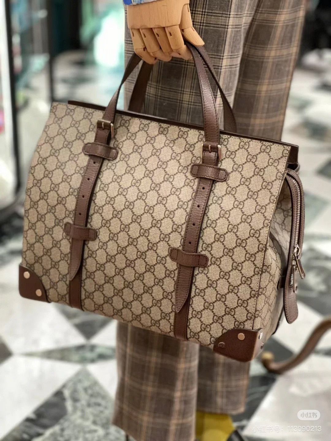 Gucci Gucci Monogram Tote Handbag Size ONE SIZE - 7 Thumbnail