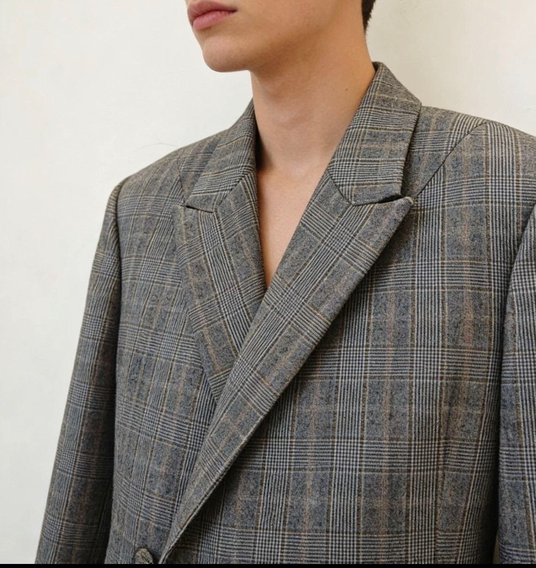 Balenciaga Balenciaga Gray Single-Breasted Blazer Size XXS / US 00 / IT 34 - 3 Thumbnail