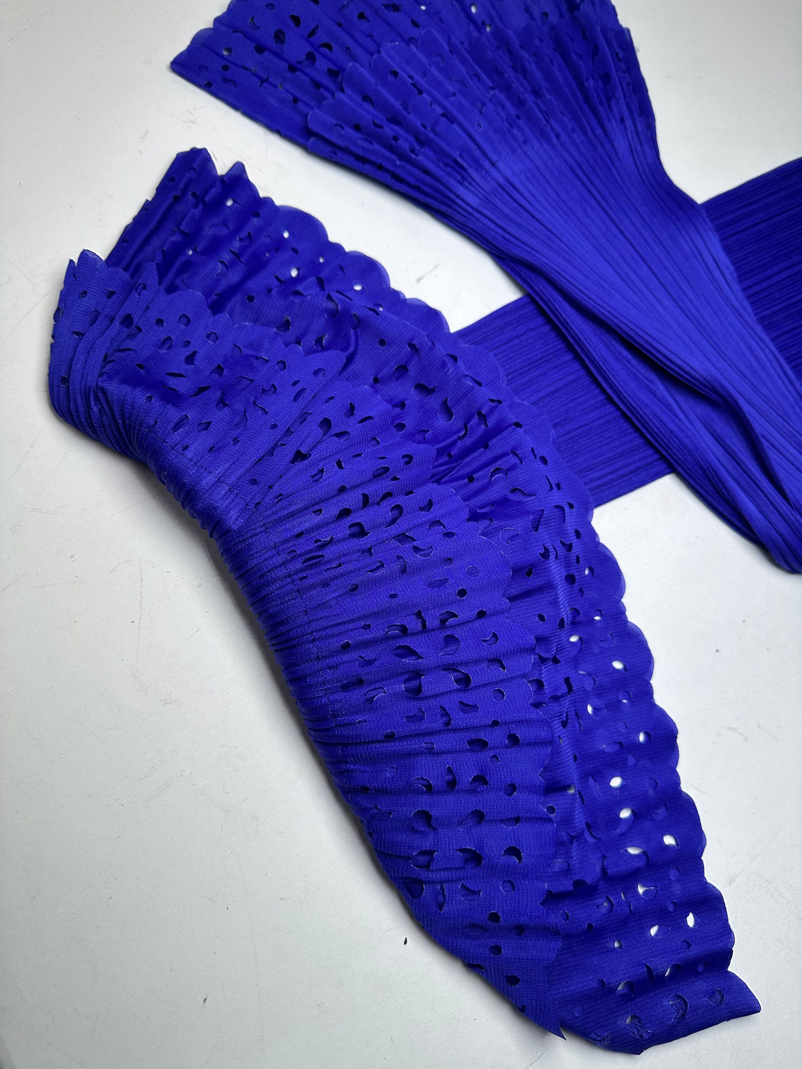 Issey Miyake Vintage Plissee Pants Blue Size 27" / US 4 / IT 40 - 3 Thumbnail