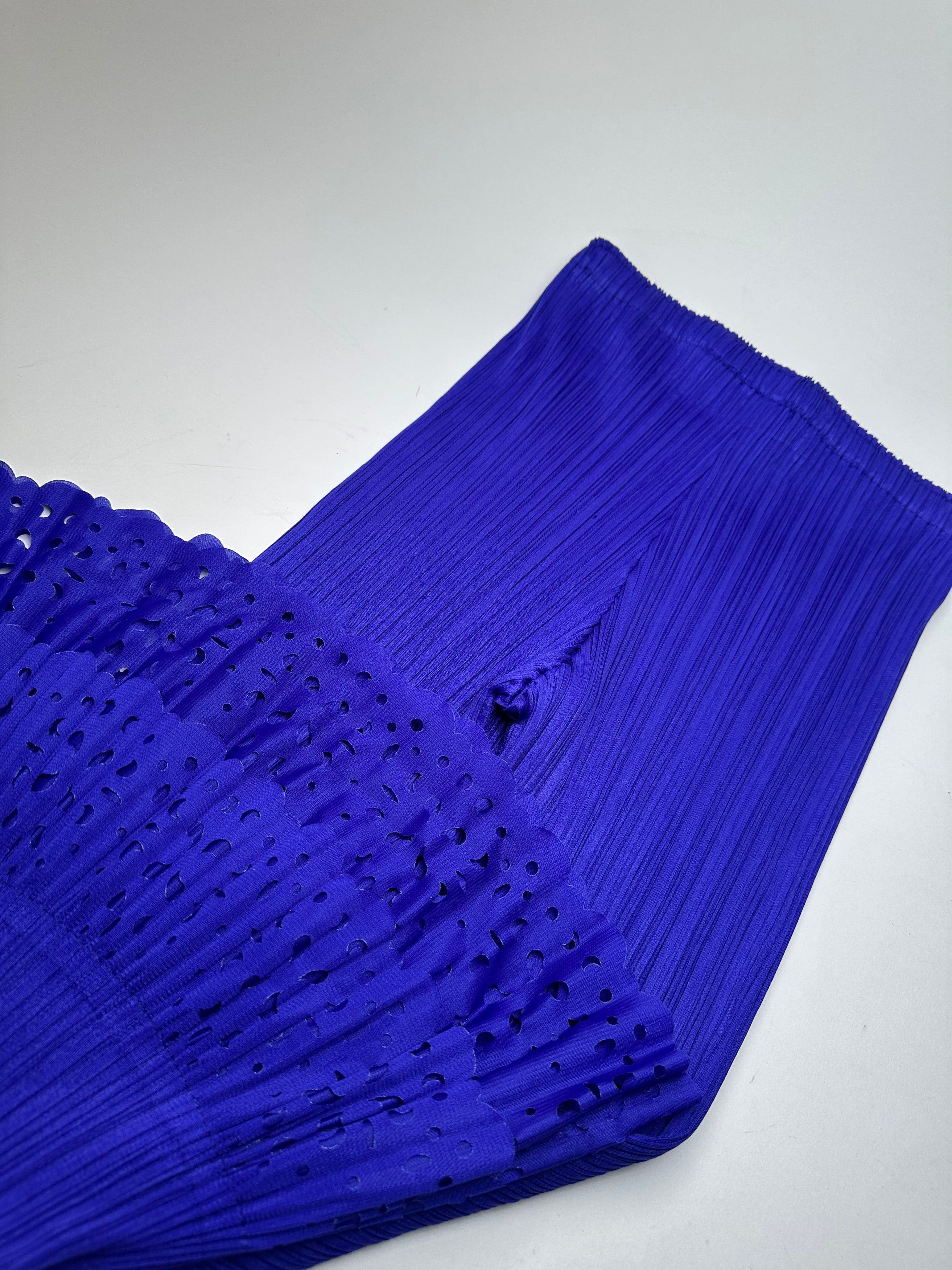 Issey Miyake Vintage Plissee Pants Blue Size 27" / US 4 / IT 40 - 13 Thumbnail
