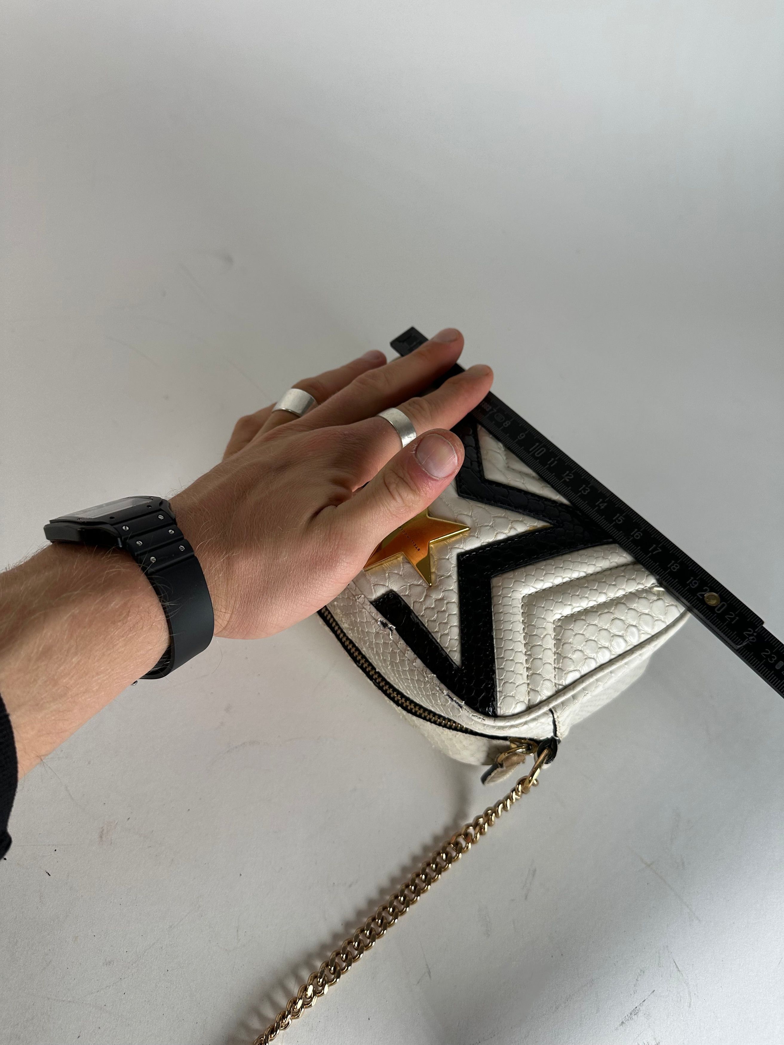 Stella McCartney Vintage Stella Mc Cartney Snake Emblossed Vegan Leather Shou Size ONE SIZE - 10 Thumbnail
