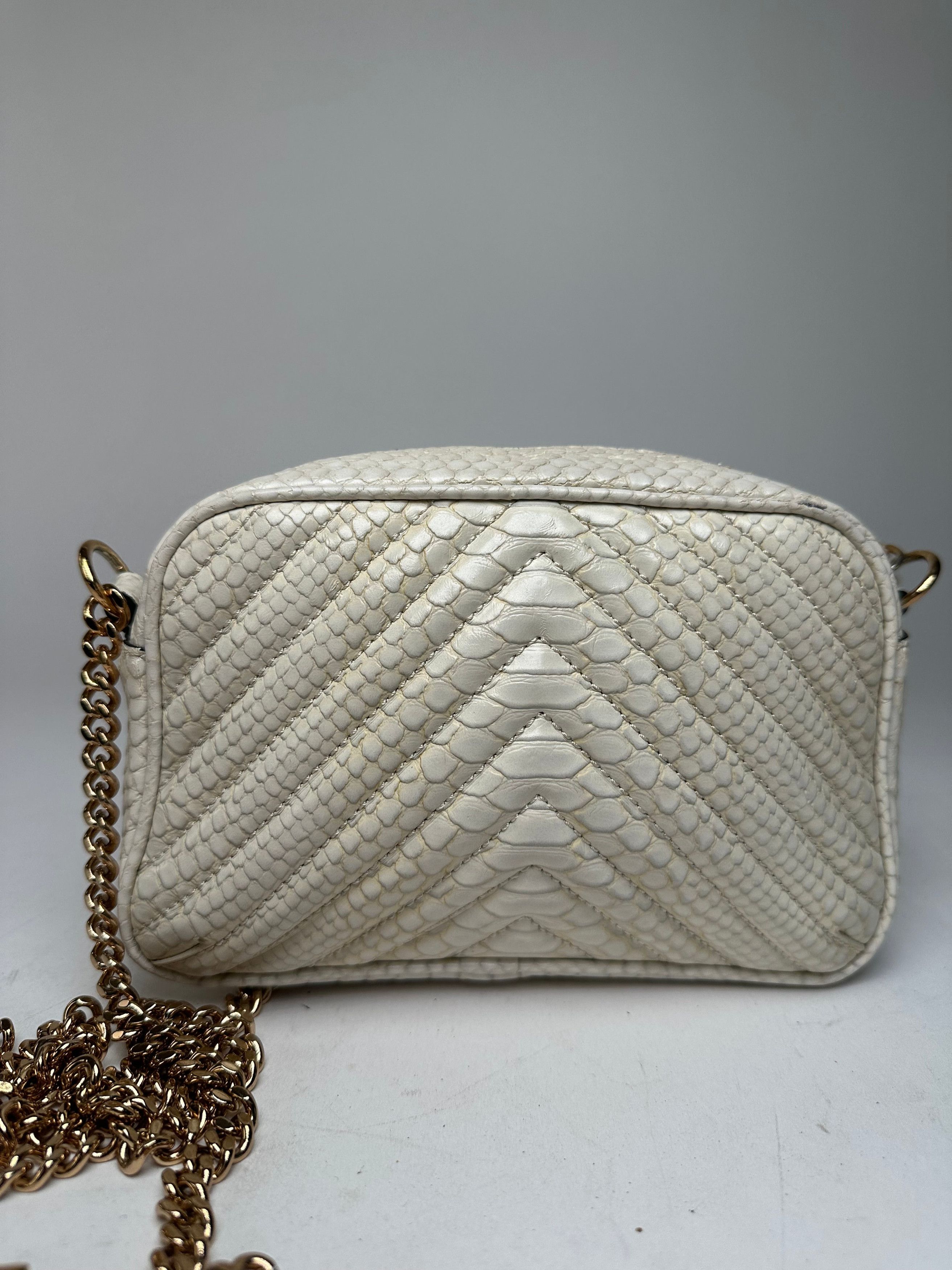 Stella McCartney Vintage Stella Mc Cartney Snake Emblossed Vegan Leather Shou Size ONE SIZE - 15 Thumbnail