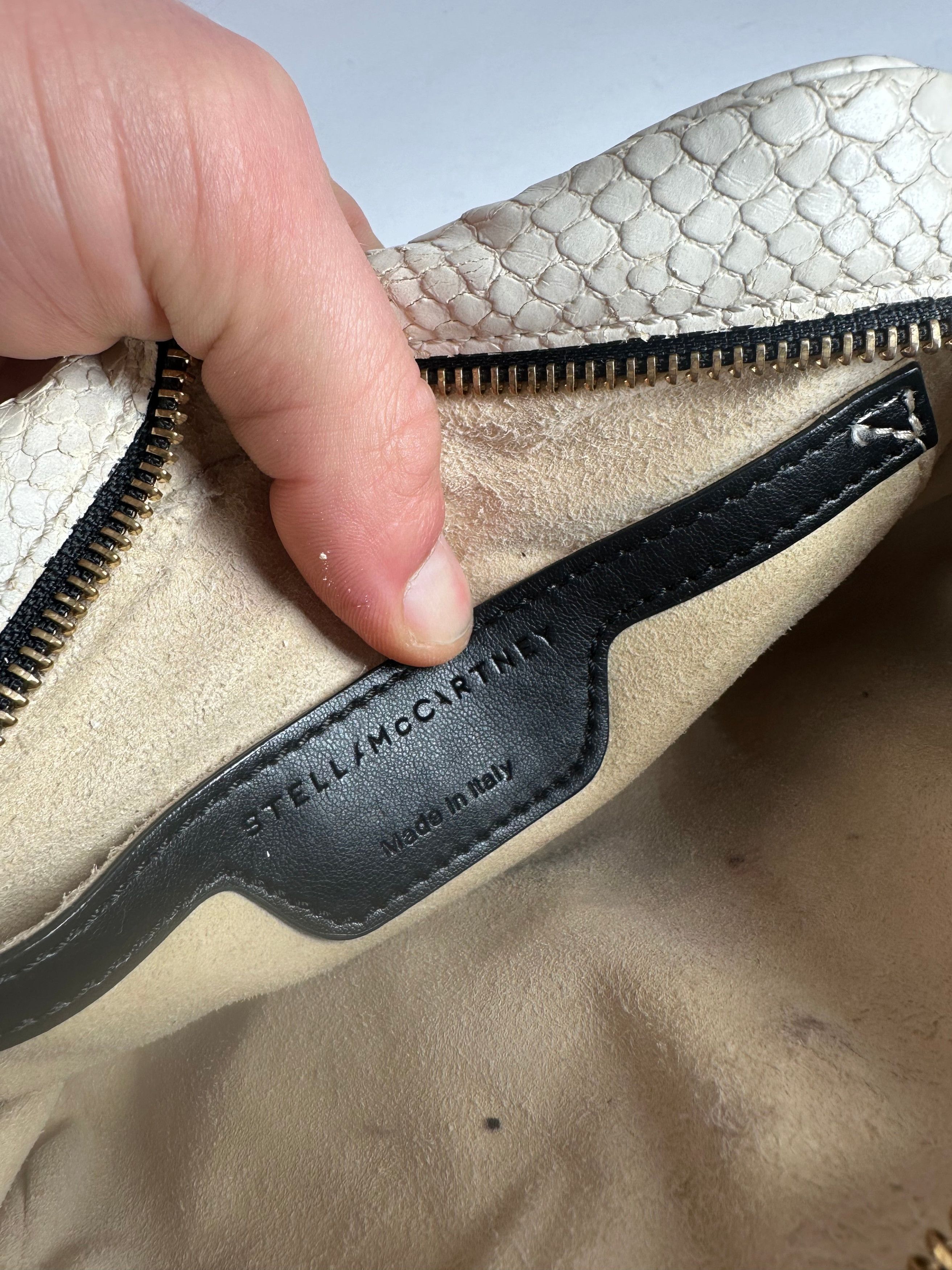 Stella McCartney Vintage Stella Mc Cartney Snake Emblossed Vegan Leather Shou Size ONE SIZE - 6 Thumbnail