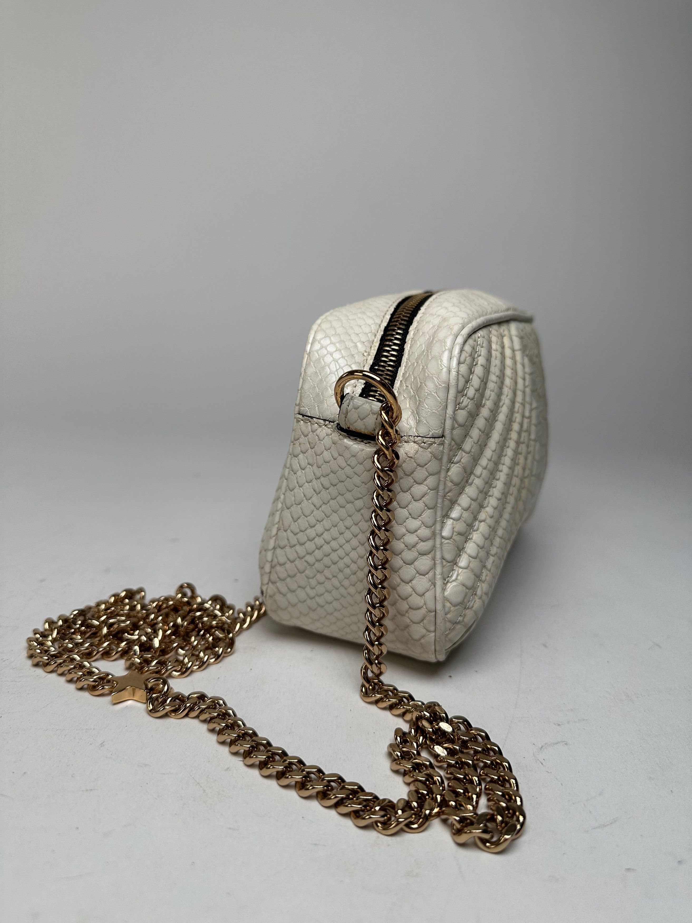 Stella McCartney Vintage Stella Mc Cartney Snake Emblossed Vegan Leather Shou Size ONE SIZE - 8 Thumbnail