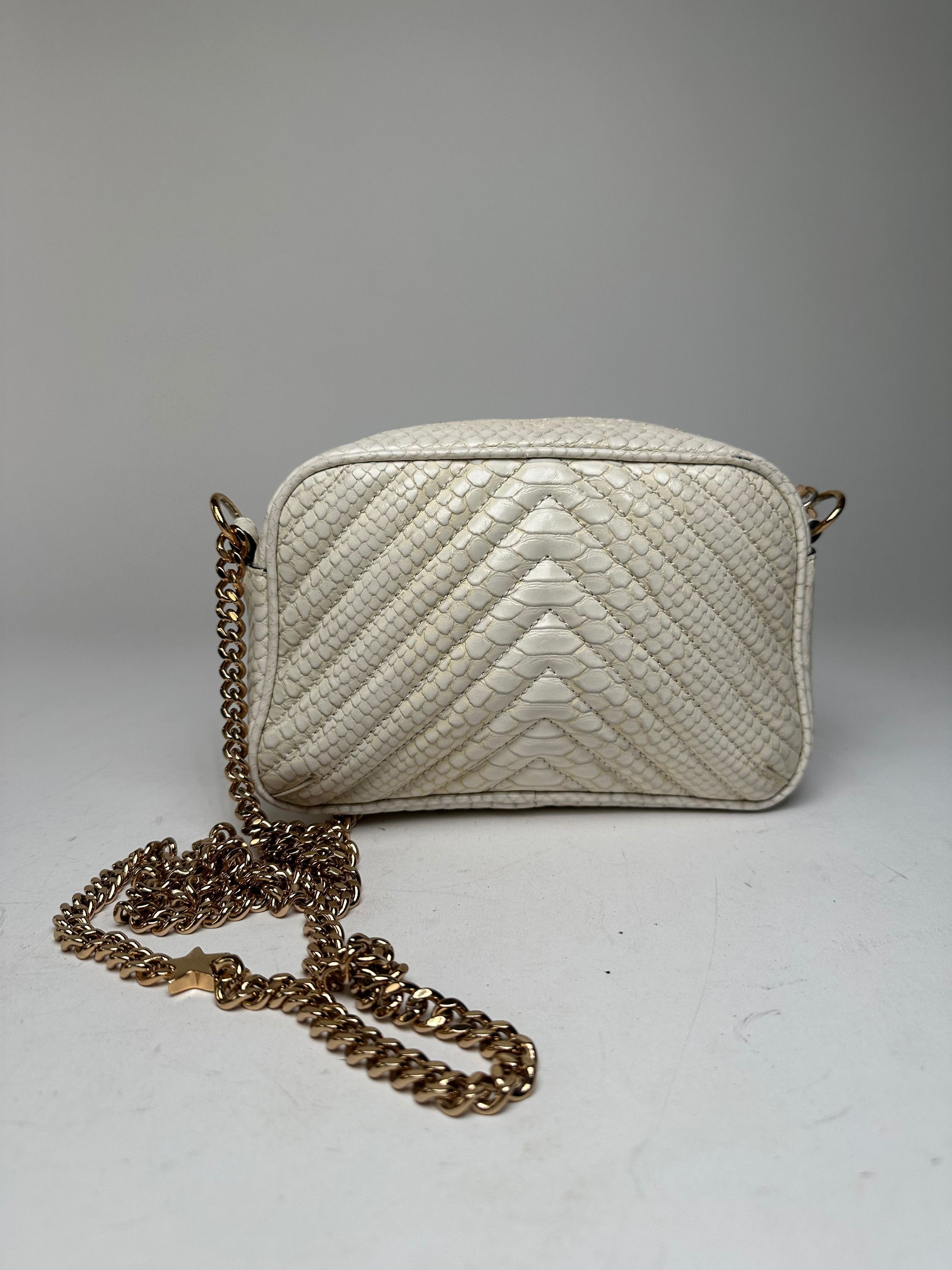 Stella McCartney Vintage Stella Mc Cartney Snake Emblossed Vegan Leather Shou Size ONE SIZE - 2 Thumbnail