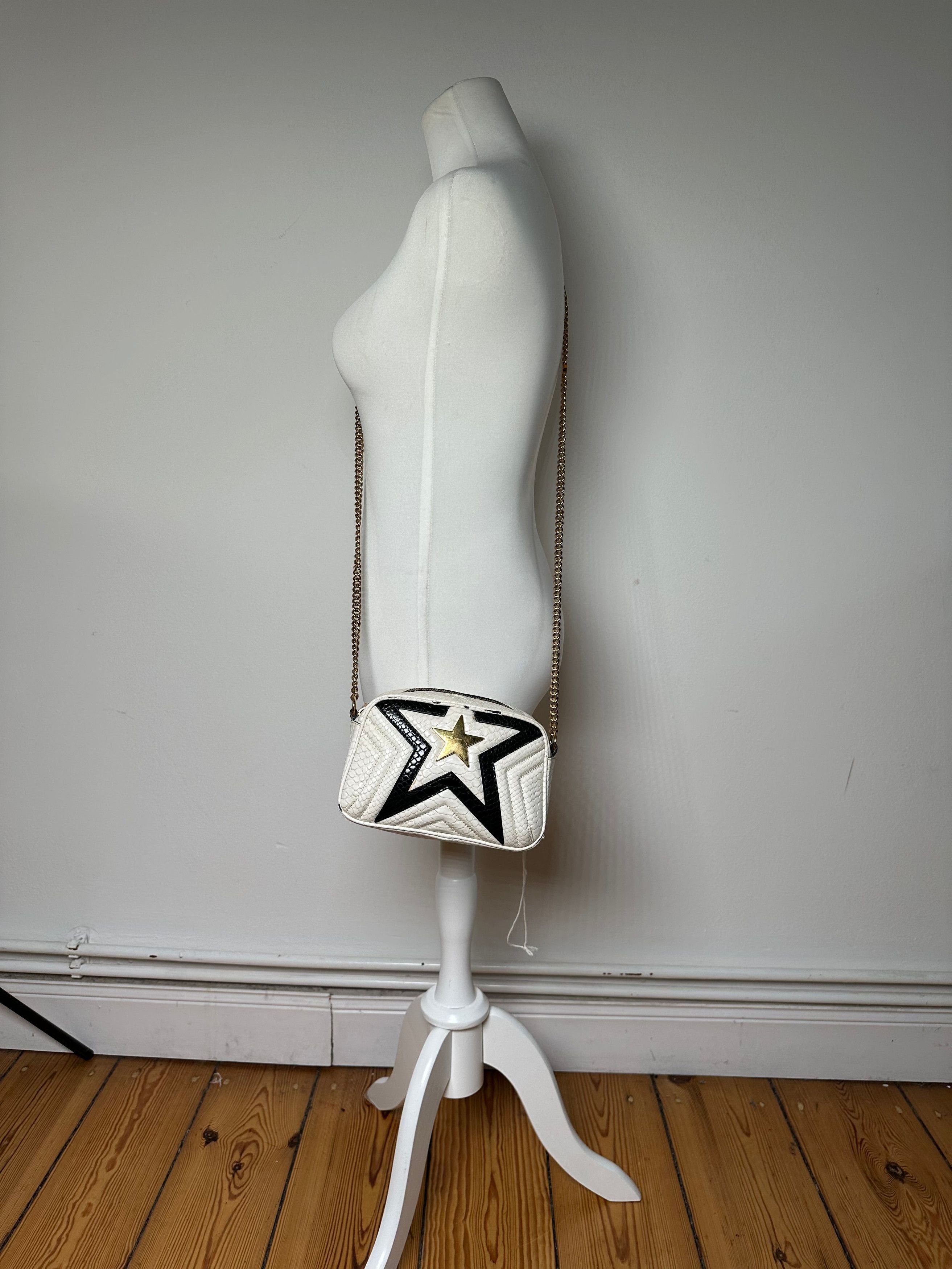 Stella McCartney Vintage Stella Mc Cartney Snake Emblossed Vegan Leather Shou Size ONE SIZE - 5 Thumbnail
