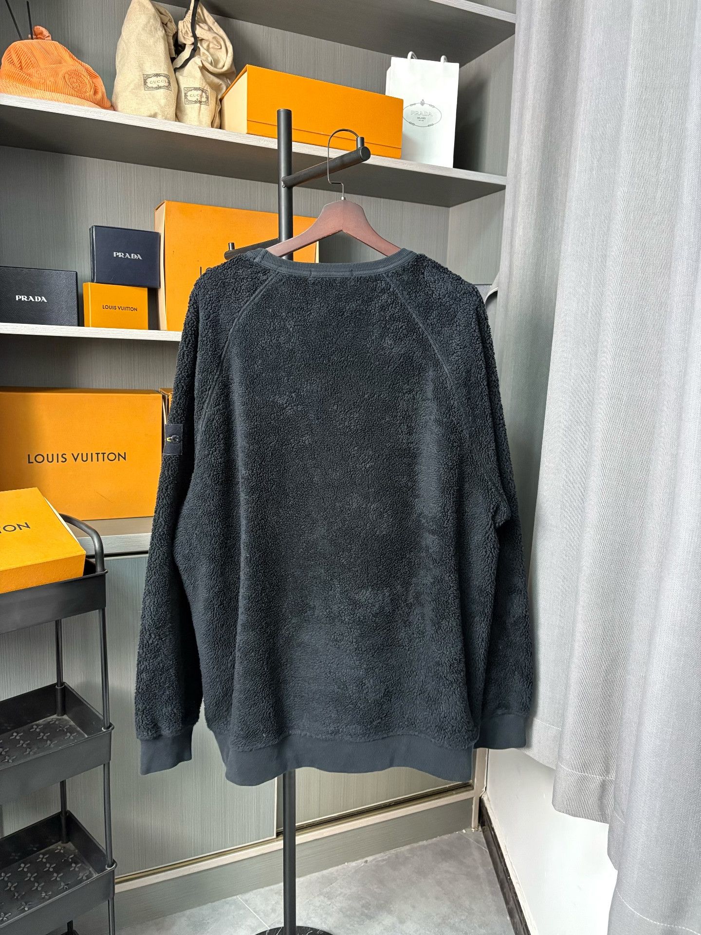 Stone Island Stone Island Fleece Black Hoodie XXL Men Size US XXL / EU 58 / 5 - 2 Thumbnail