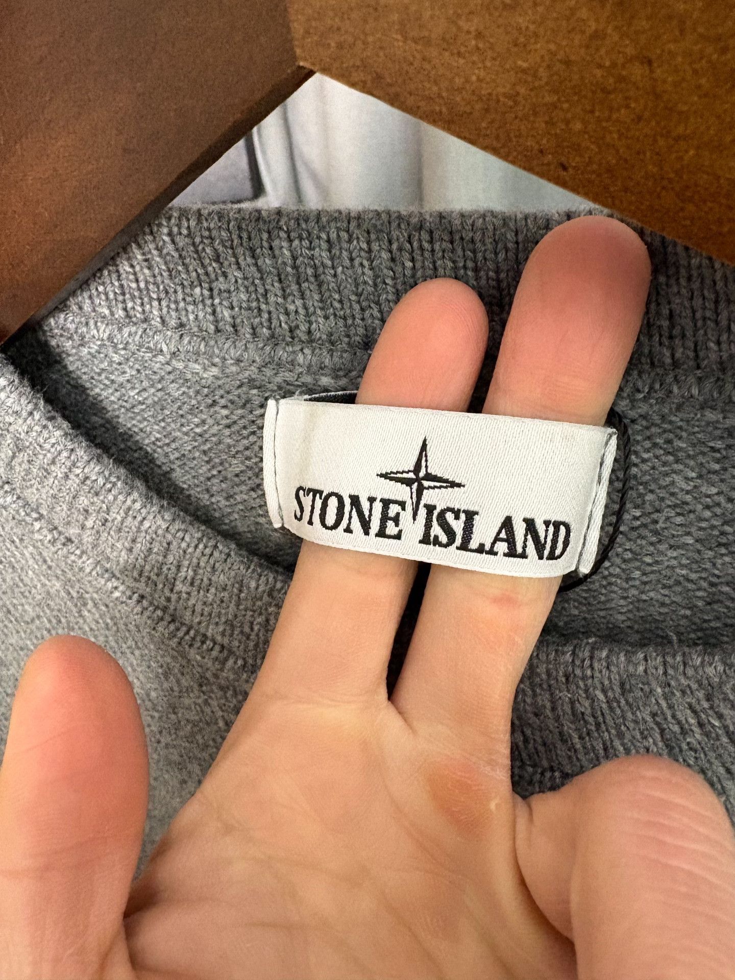 Stone Island Stone Island Wool Gray Sweater S Men Size US S / EU 44-46 / 1 - 3 Thumbnail
