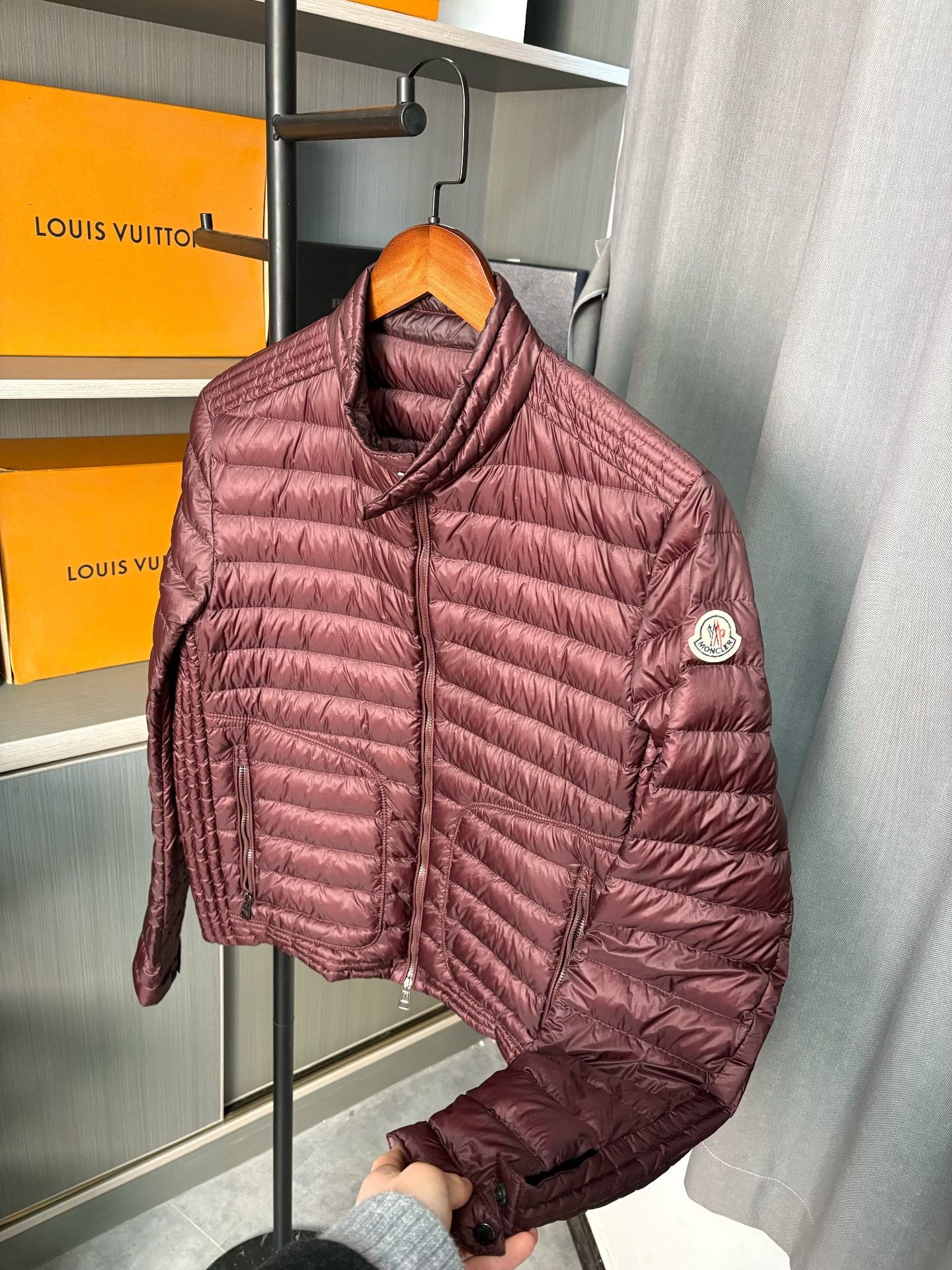 Moncler Moncler Lightweight Down Red Heavy Coat S Men Size US S / EU 44-46 / 1 - 7 Thumbnail