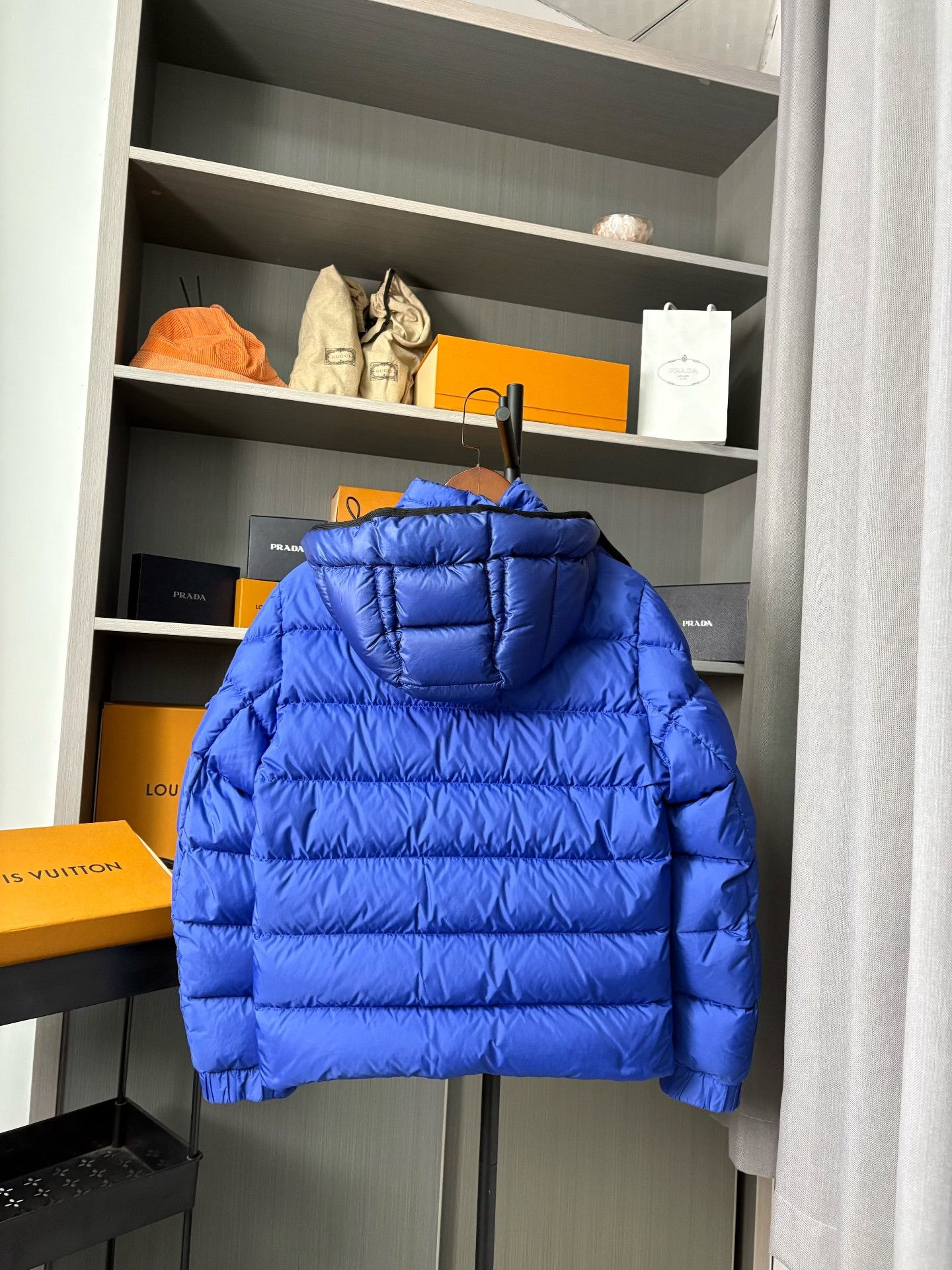Moncler Moncler Down Blue Heavy Coat Men Size US M / EU 48-50 / 2 - 2 Thumbnail