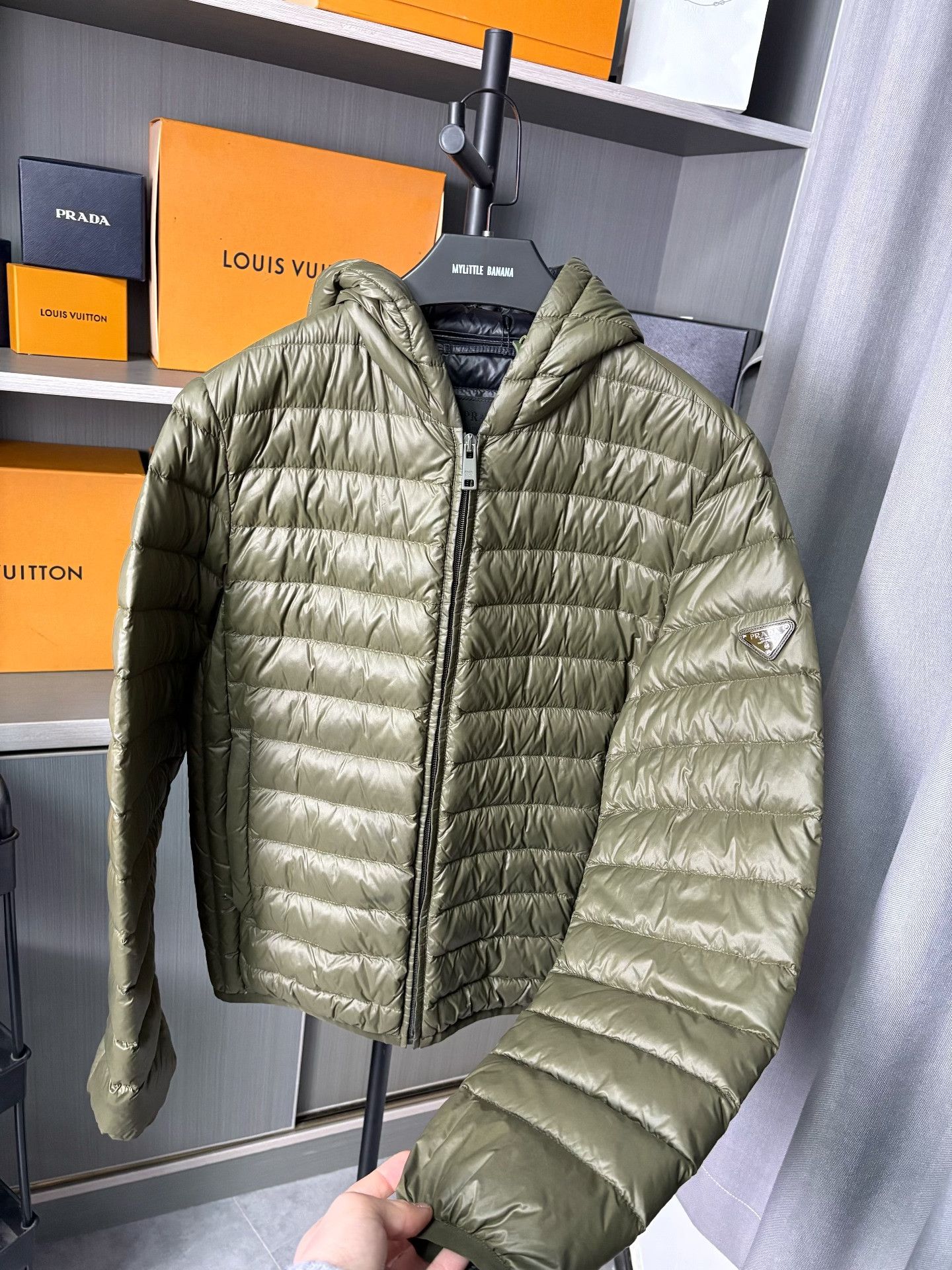 Prada Prada Down Gold Heavy Coat 46 Men Size US L / EU 52-54 / 3 - 5 Thumbnail