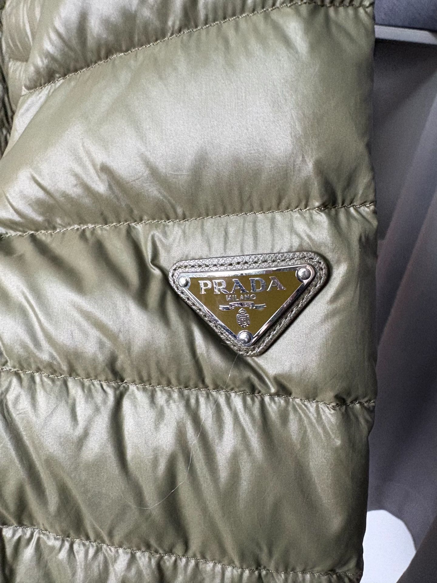 Prada Prada Down Gold Heavy Coat 46 Men Size US L / EU 52-54 / 3 - 4 Thumbnail