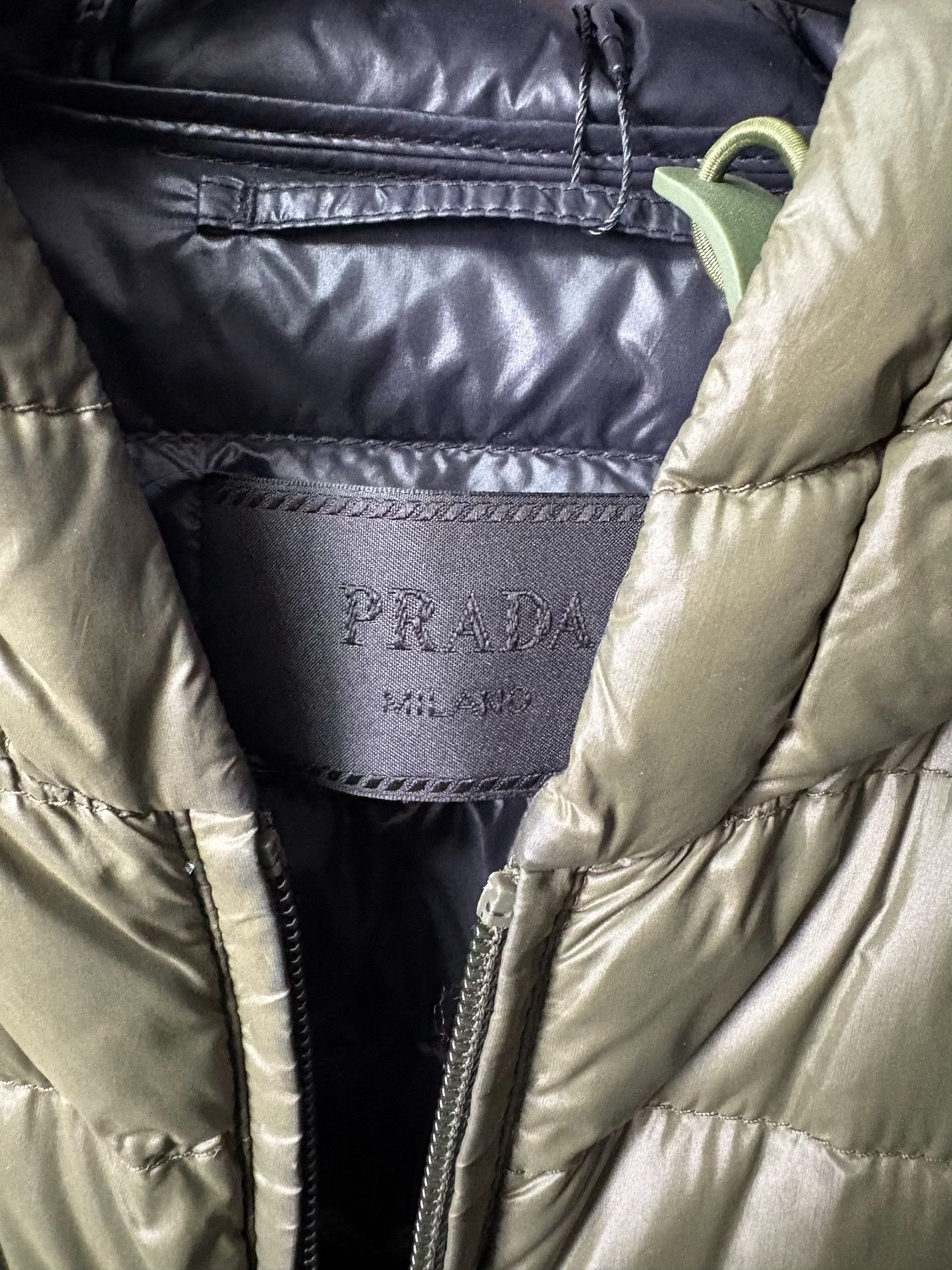 Prada Prada Down Gold Heavy Coat 46 Men Size US L / EU 52-54 / 3 - 3 Thumbnail