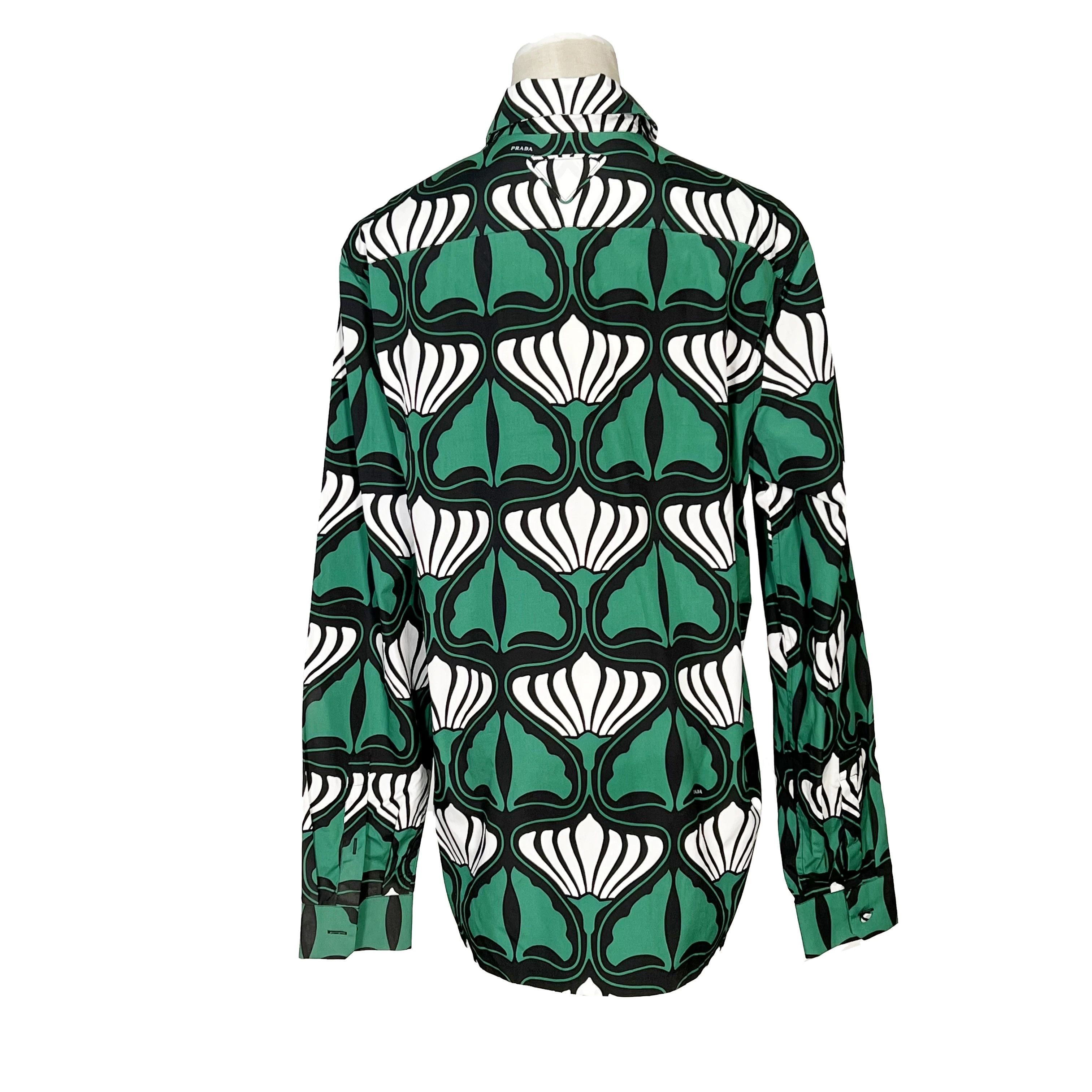 Prada Prada Cotton Multi Shirt M Men Size US M / EU 48-50 / 2 - 2 Thumbnail