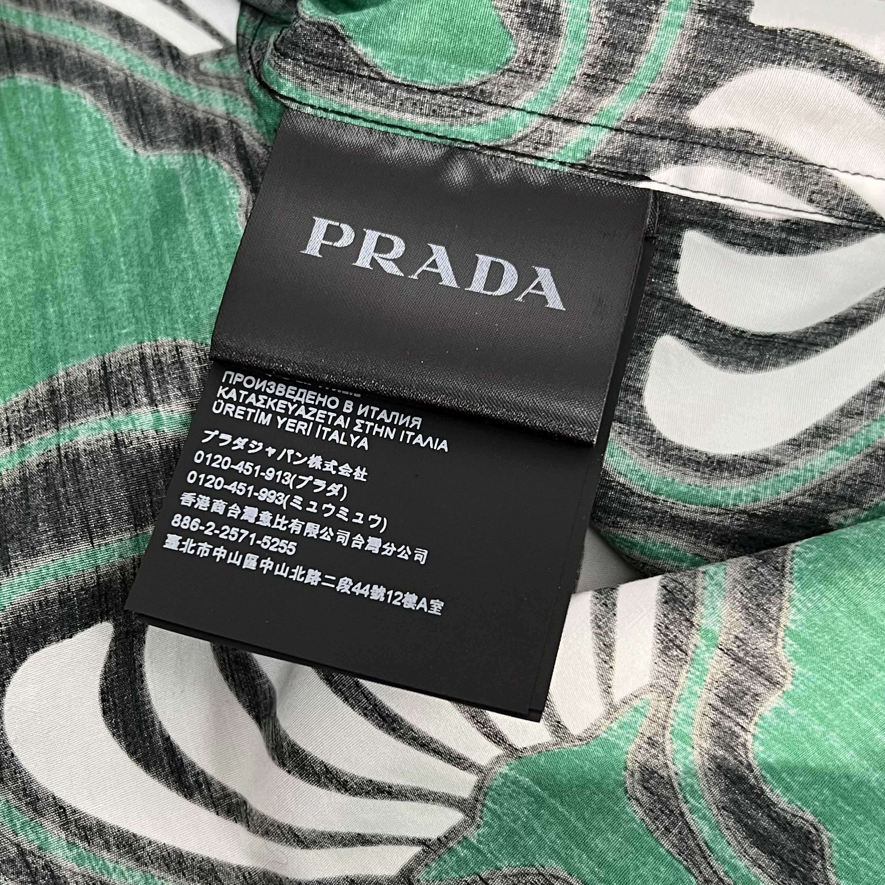 Prada Prada Cotton Multi Shirt M Men Size US M / EU 48-50 / 2 - 7 Thumbnail