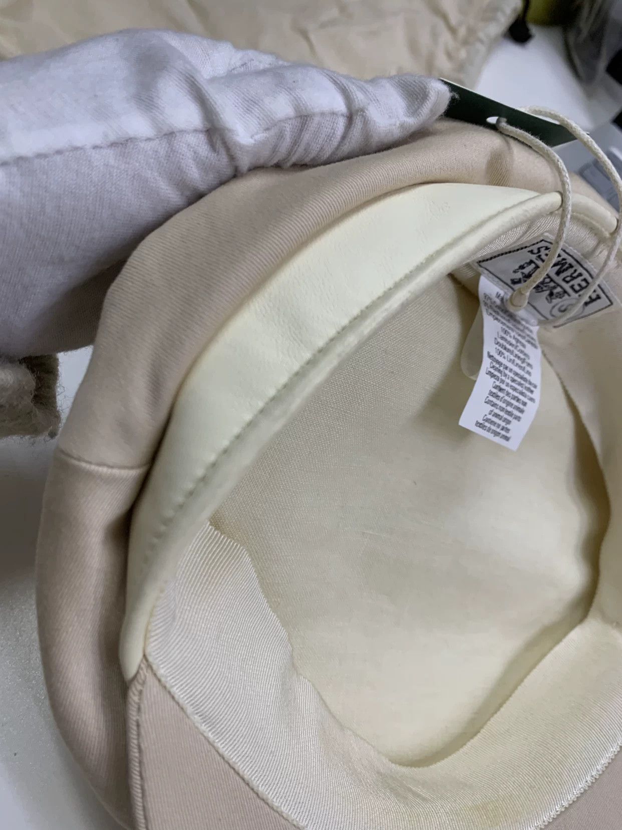 Hermes Hermes Leather Cotton Multi Hat S Men Size ONE SIZE - 8 Thumbnail