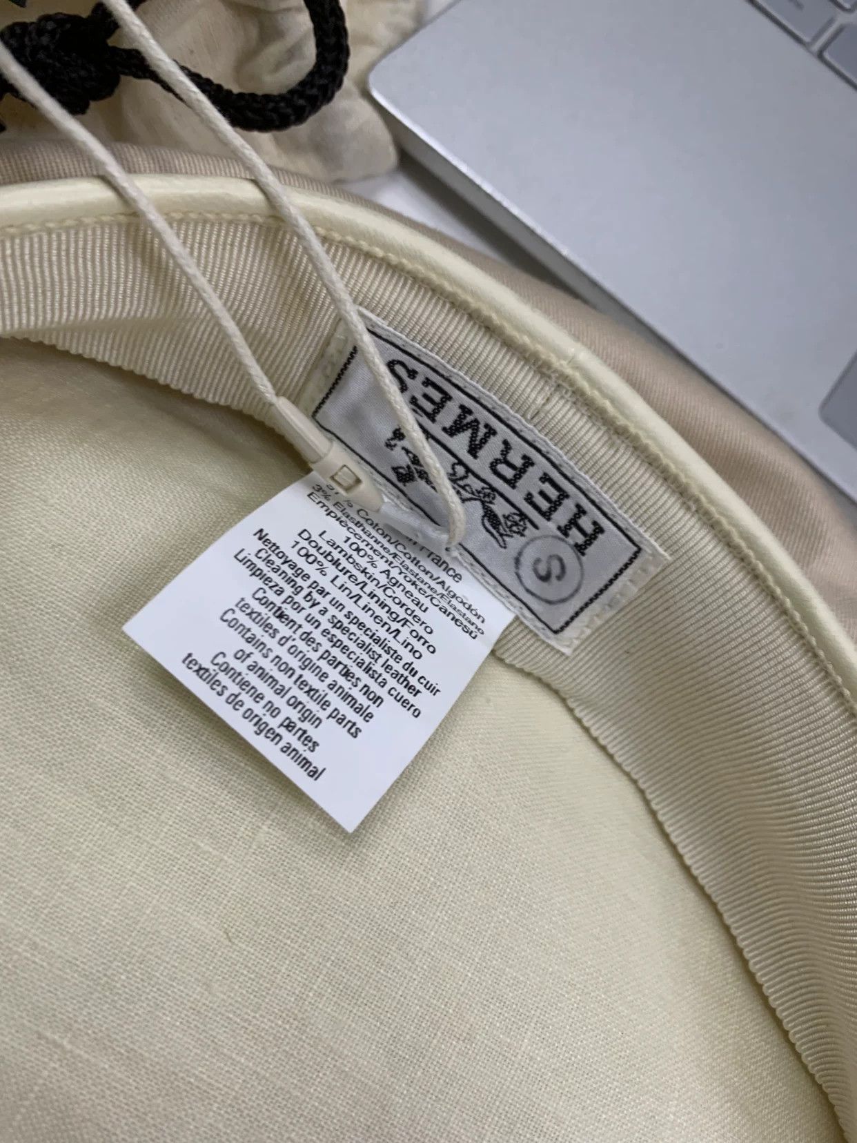 Hermes Hermes Leather Cotton Multi Hat S Men Size ONE SIZE - 9 Thumbnail