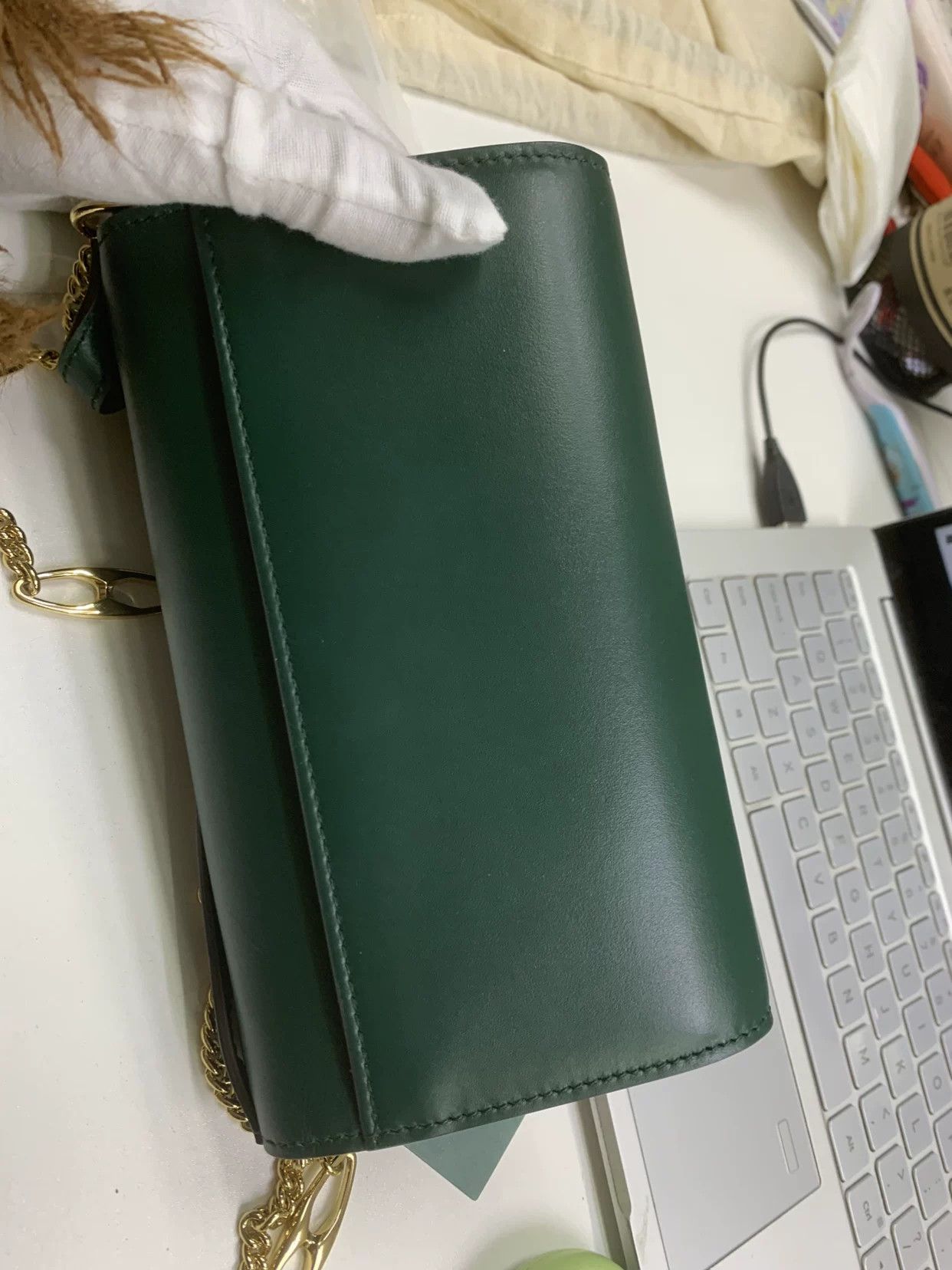 Gucci Gucci Retro Silver Shoulder Bag Women Size ONE SIZE - 8 Thumbnail