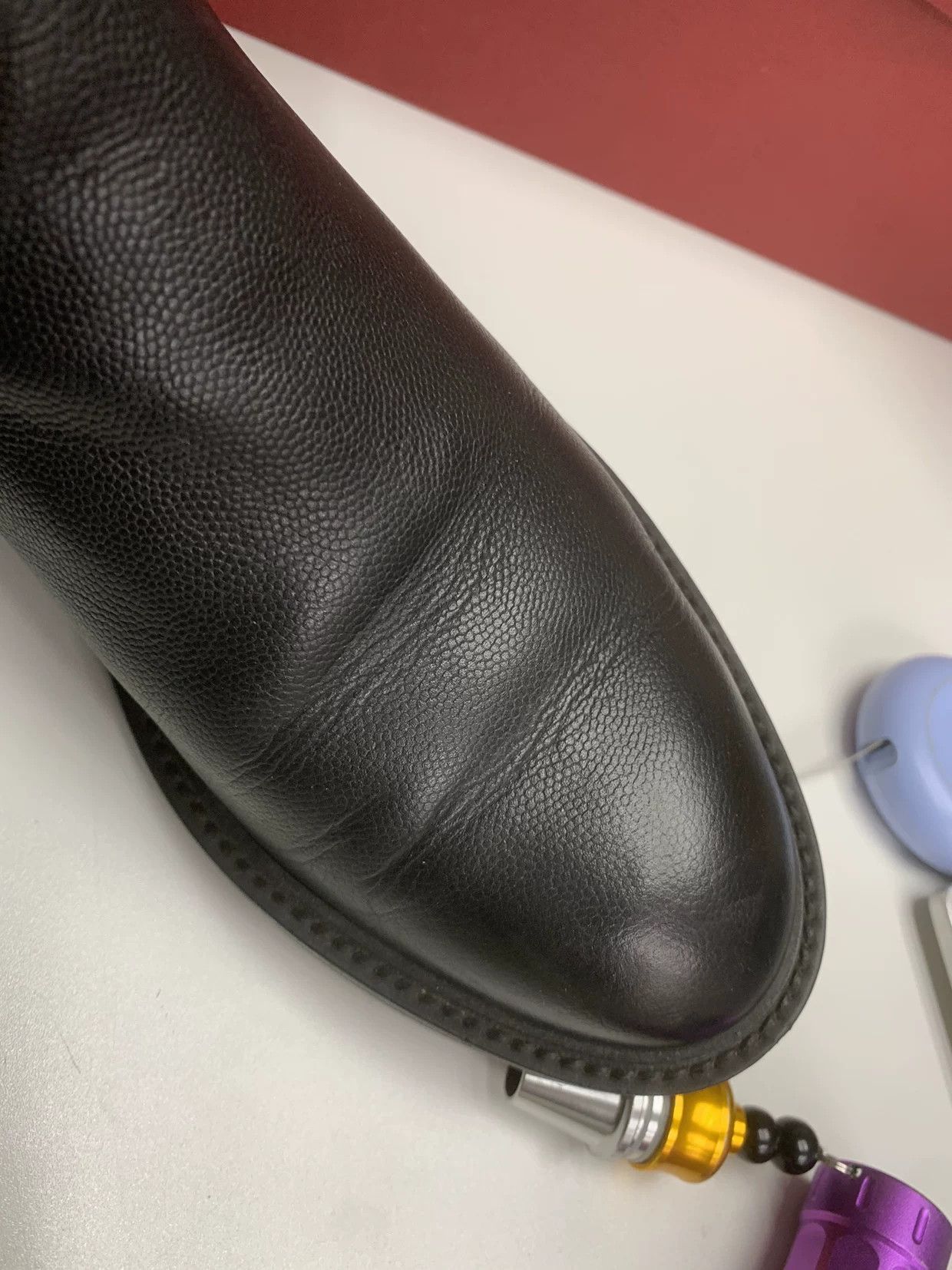 Salvatore Ferragamo Salvatore Ferragamo Leather Gold Boots 39 Women Size US 8.5 / IT 38.5 - 9 Thumbnail