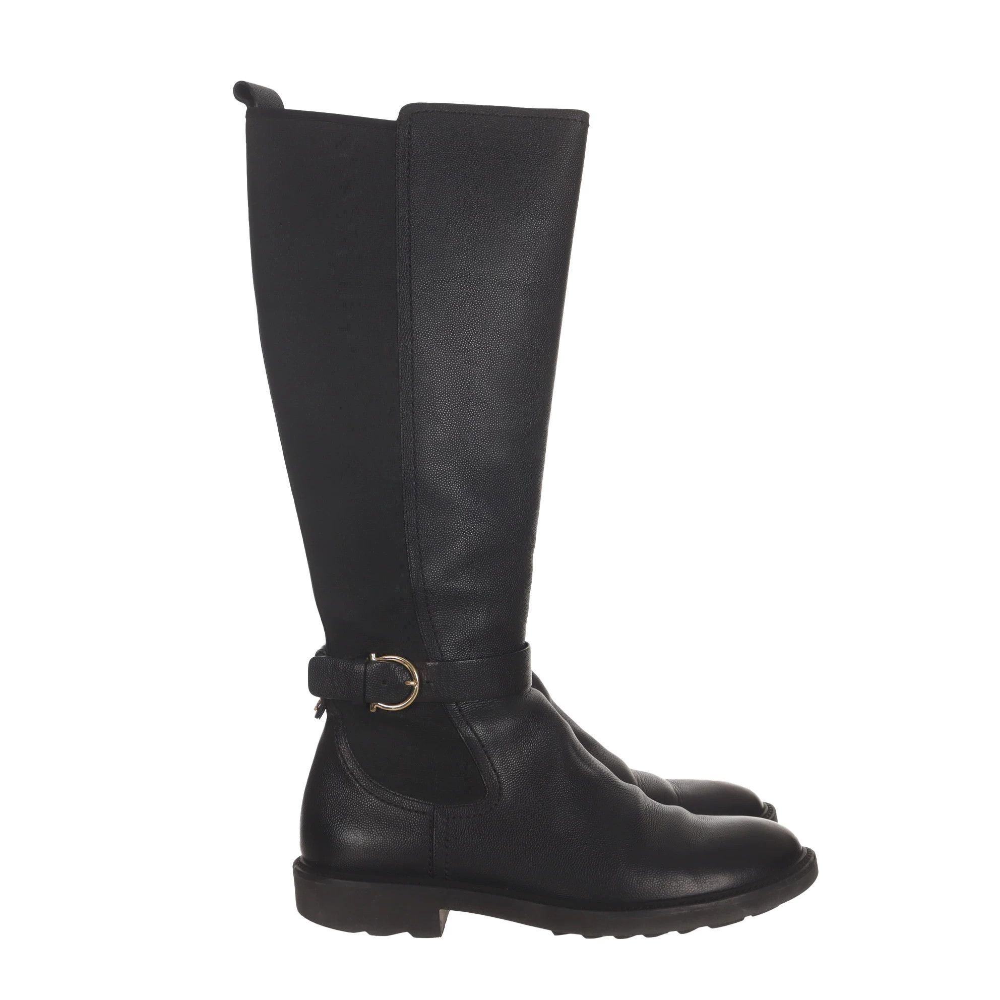Salvatore Ferragamo Salvatore Ferragamo Leather Gold Boots 39 Women Size US 8.5 / IT 38.5 - 3 Thumbnail