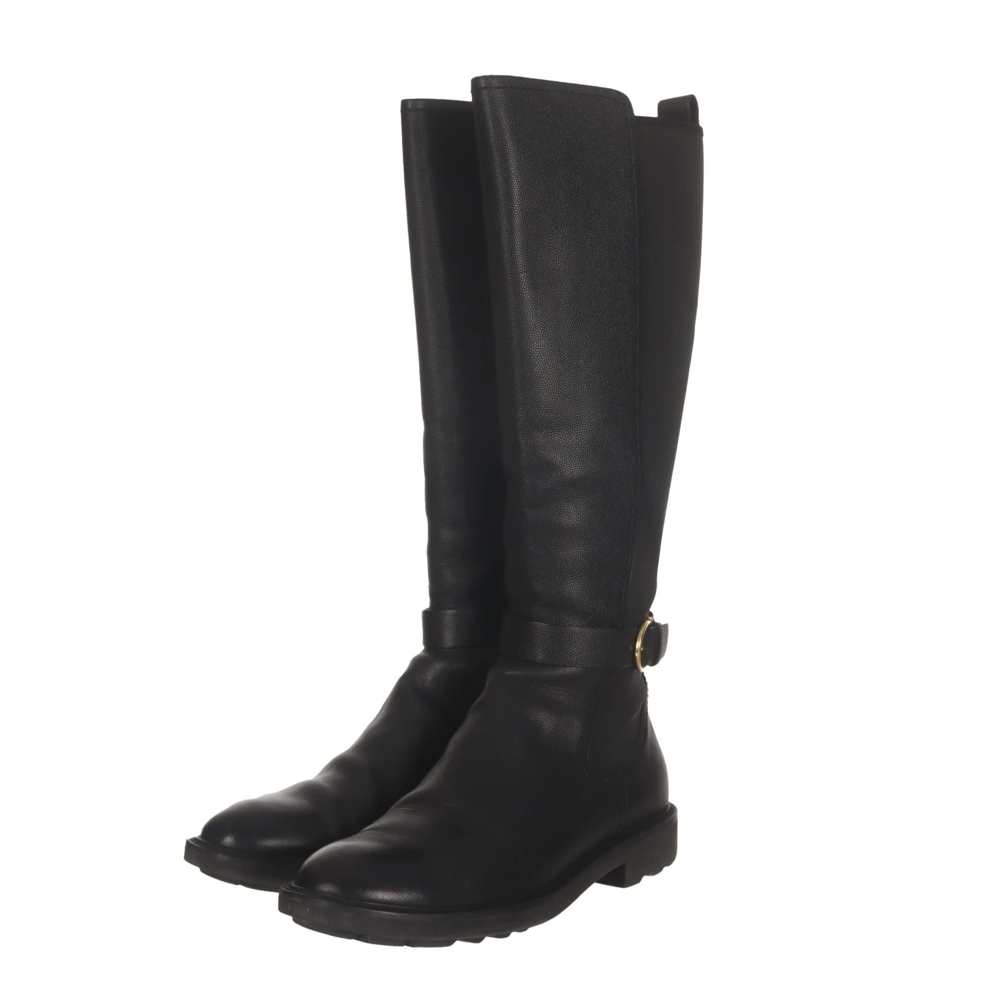Salvatore Ferragamo Salvatore Ferragamo Leather Gold Boots 39 Women Size US 8.5 / IT 38.5 - 10 Thumbnail
