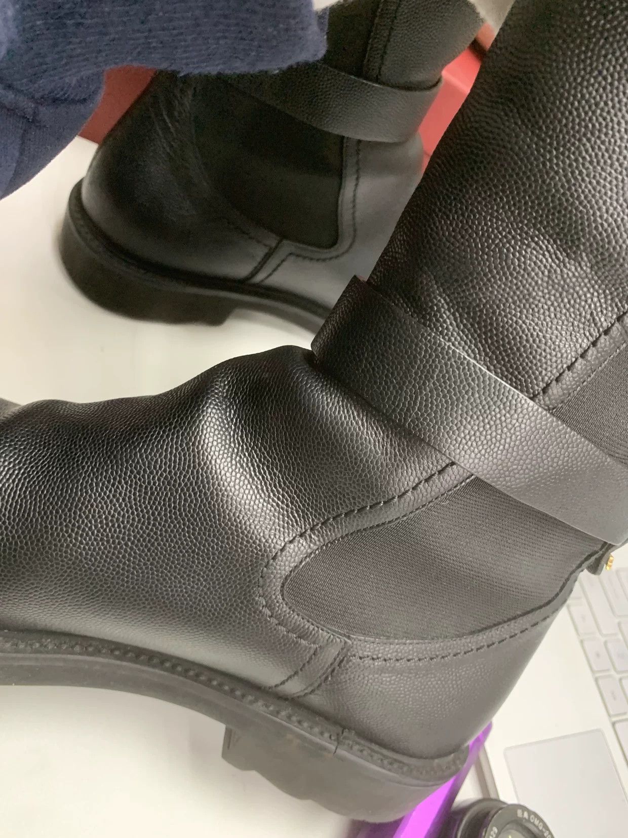Salvatore Ferragamo Salvatore Ferragamo Leather Gold Boots 39 Women Size US 8.5 / IT 38.5 - 6 Thumbnail
