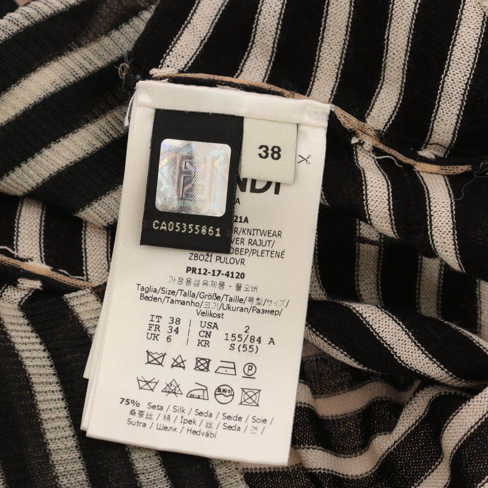 Fendi Fendi Knit Sweater XS Men Size US XS / EU 42 / 0 - 7 Thumbnail