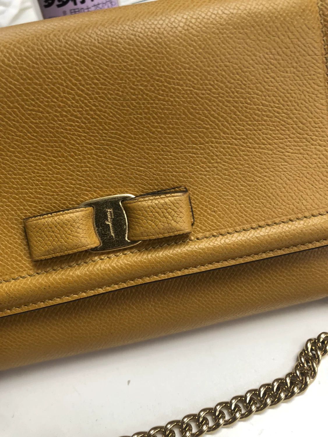 Salvatore Ferragamo Salvatore Ferragamo Gold Shoulder Bag Women Size ONE SIZE - 6 Thumbnail