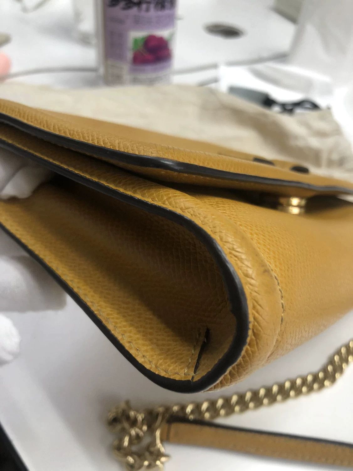 Salvatore Ferragamo Salvatore Ferragamo Gold Shoulder Bag Women Size ONE SIZE - 7 Thumbnail