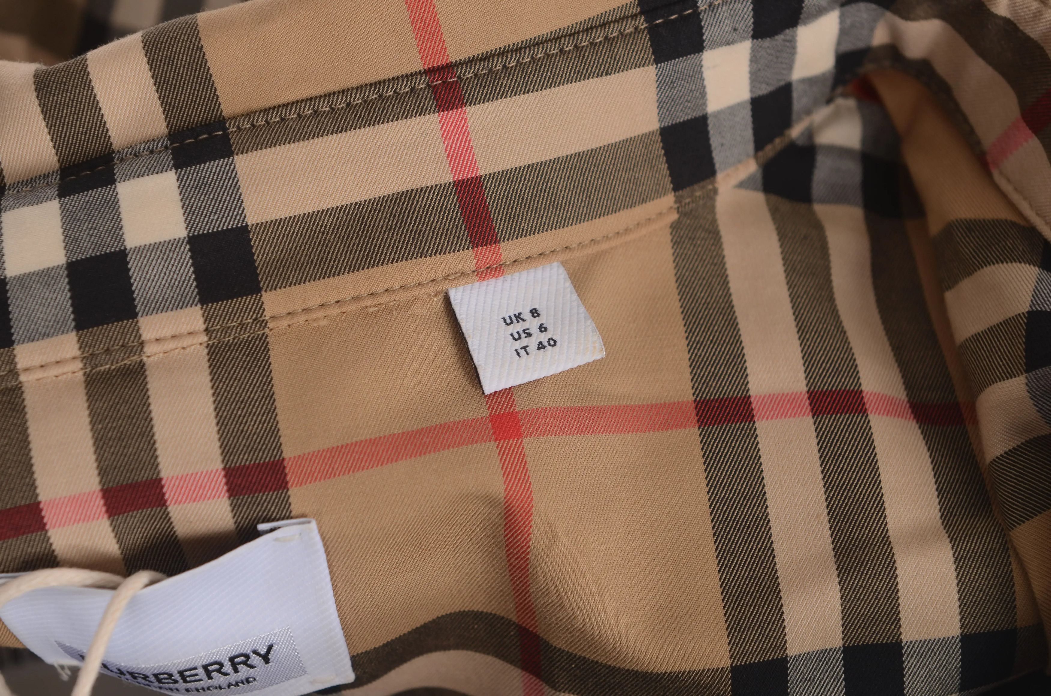 Burberry Burberry Polyester Plaid Dress S Women Size S / US 4 / IT 40 - 3 Thumbnail