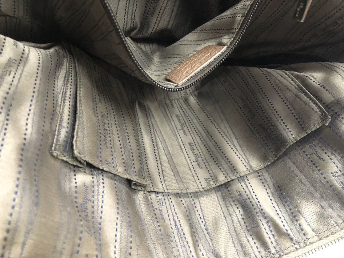 Salvatore Ferragamo Salvatore Ferragamo Silver Shoulder Bag 38 Women Size ONE SIZE - 8 Thumbnail
