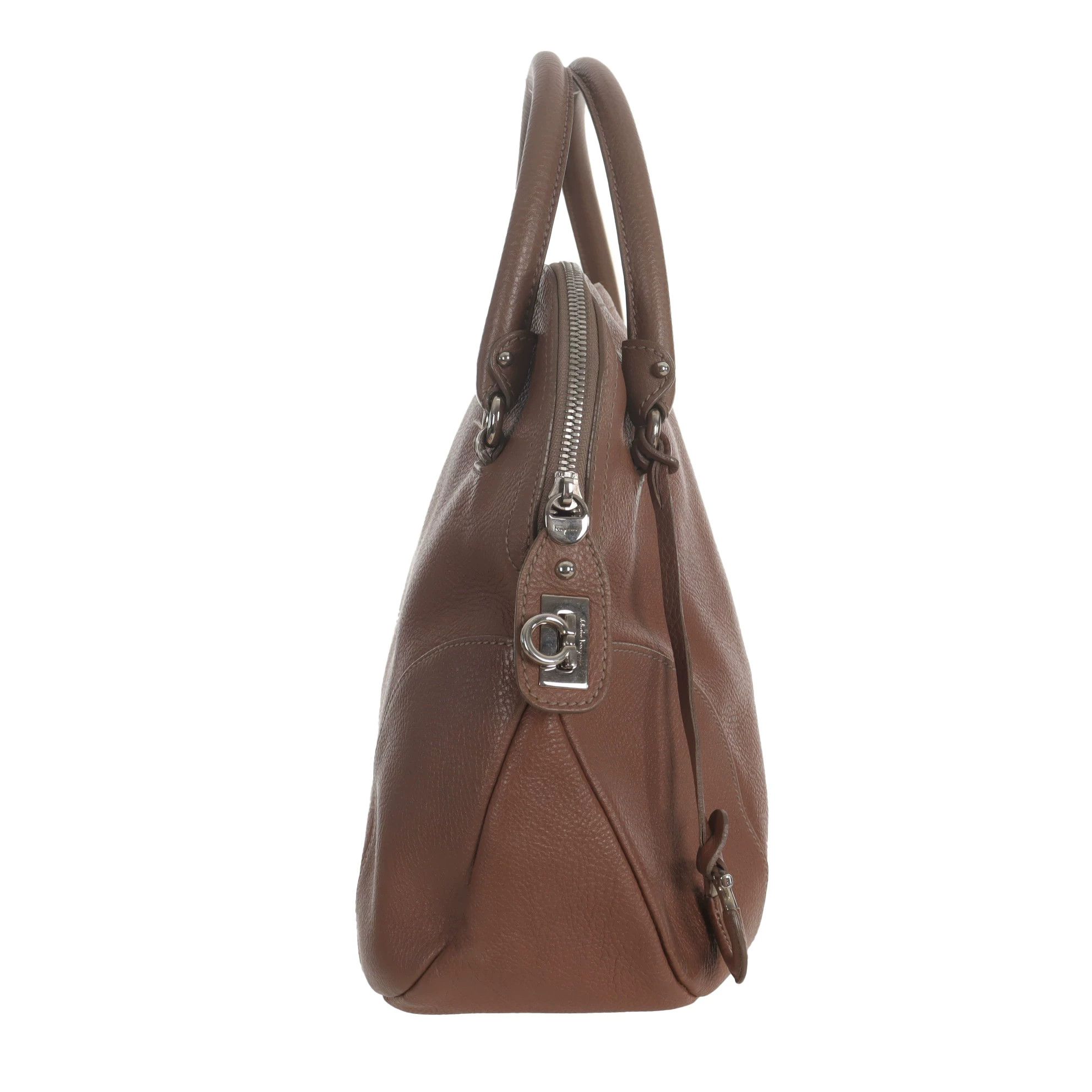 Salvatore Ferragamo Salvatore Ferragamo Silver Shoulder Bag 38 Women Size ONE SIZE - 5 Thumbnail