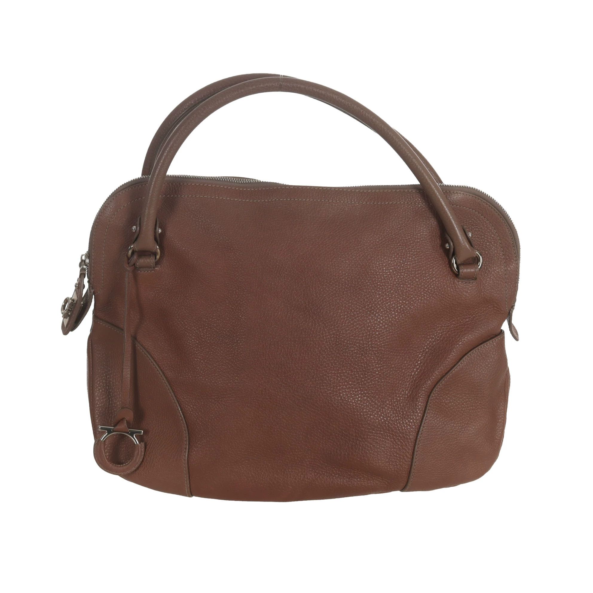 Salvatore Ferragamo Salvatore Ferragamo Silver Shoulder Bag 38 Women Size ONE SIZE - 10 Thumbnail