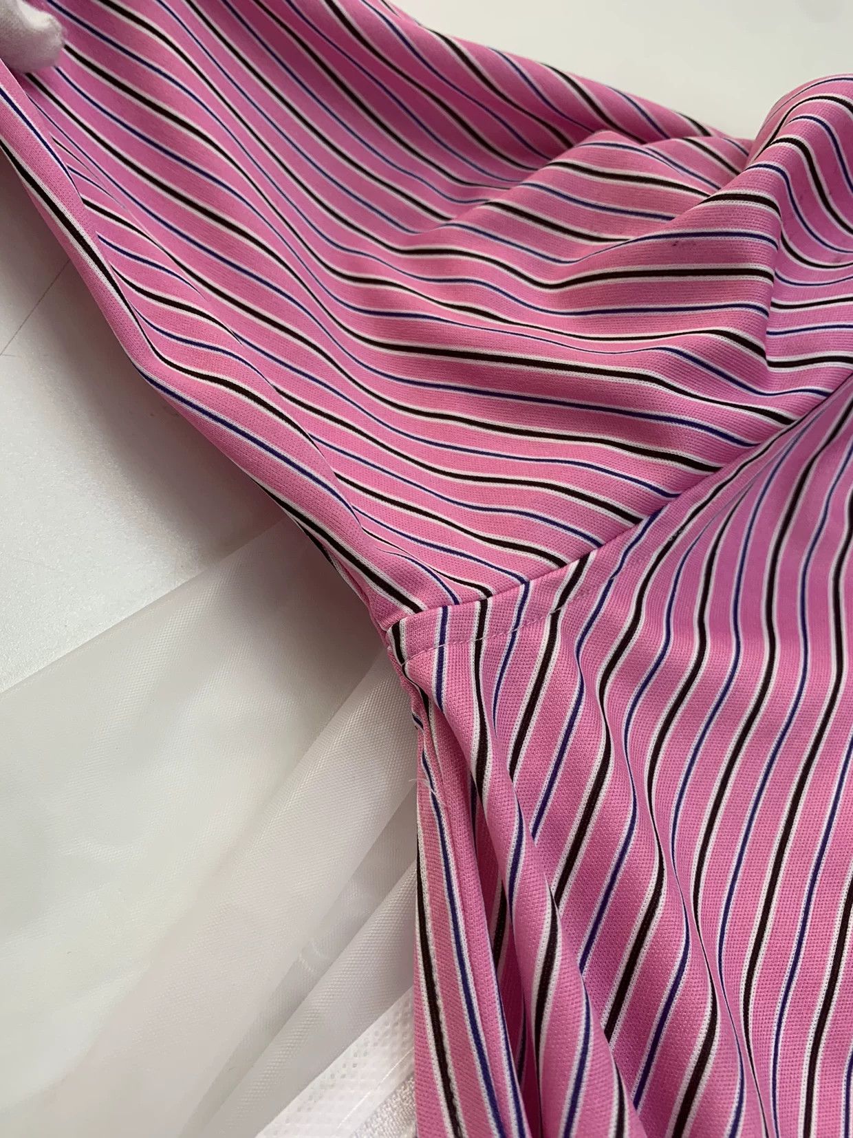 Balenciaga Balenciaga Polyester Striped Shirt XXS Men Size US XXS / EU 40 - 7 Thumbnail