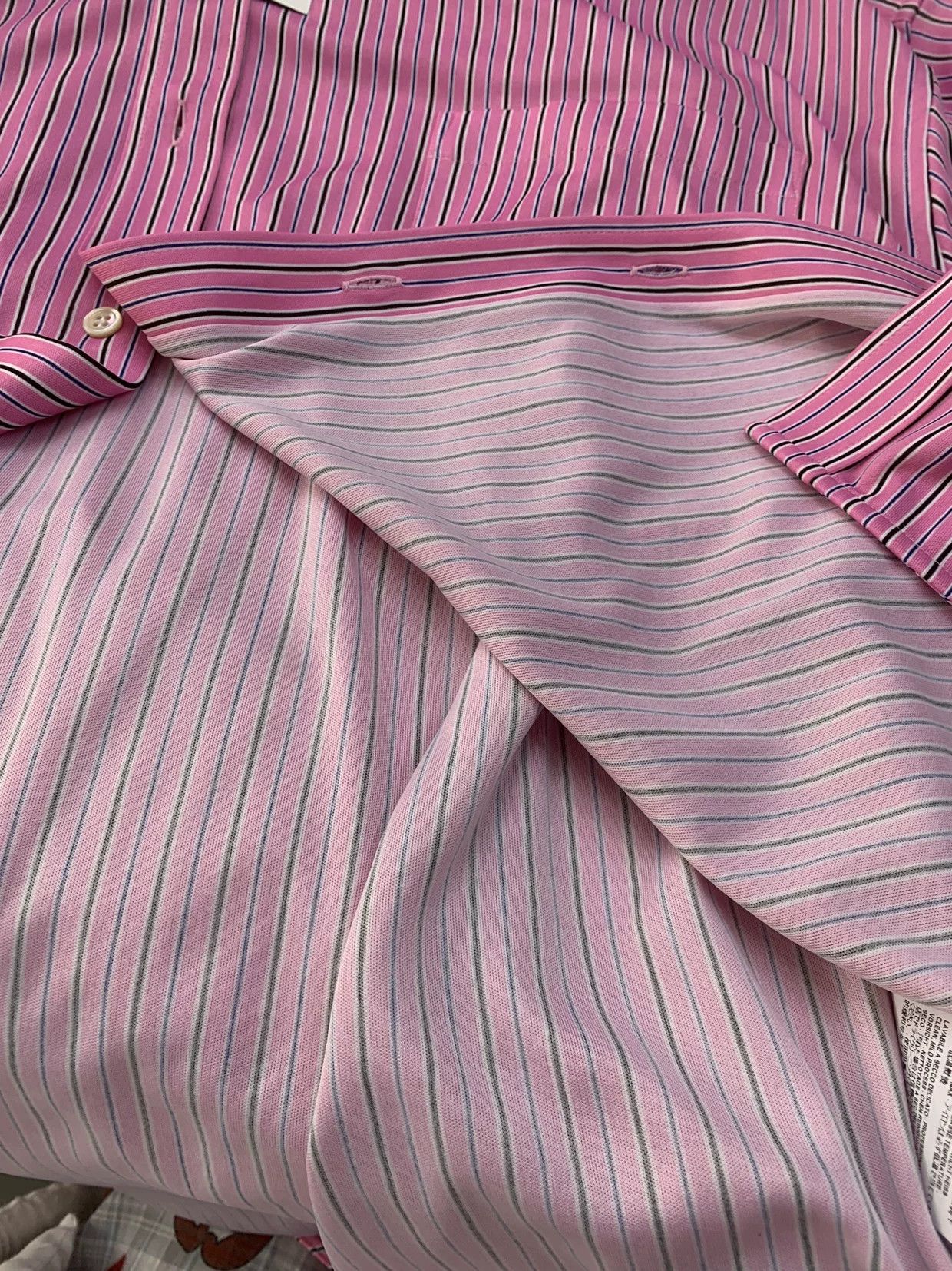 Balenciaga Balenciaga Polyester Striped Shirt XXS Men Size US XXS / EU 40 - 9 Thumbnail