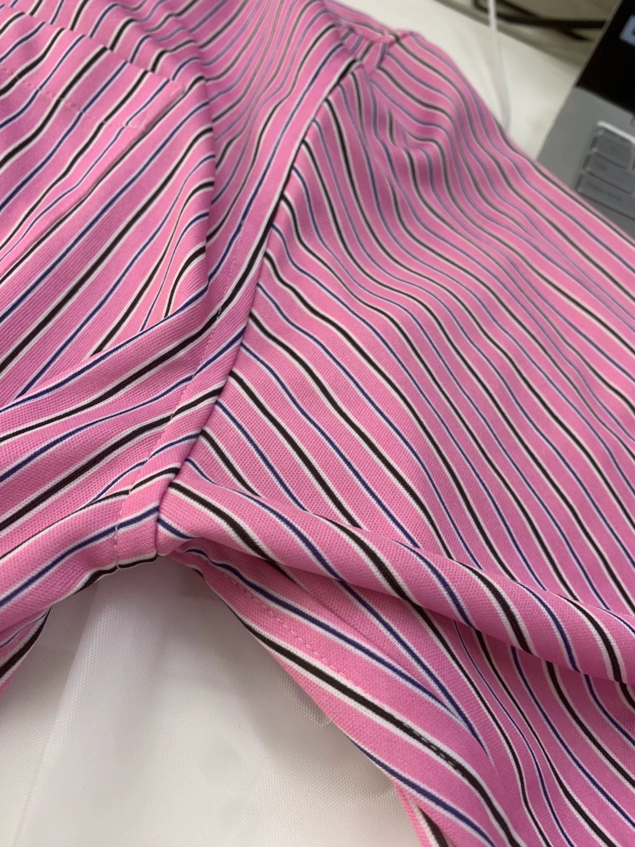 Balenciaga Balenciaga Polyester Striped Shirt XXS Men Size US XXS / EU 40 - 6 Thumbnail