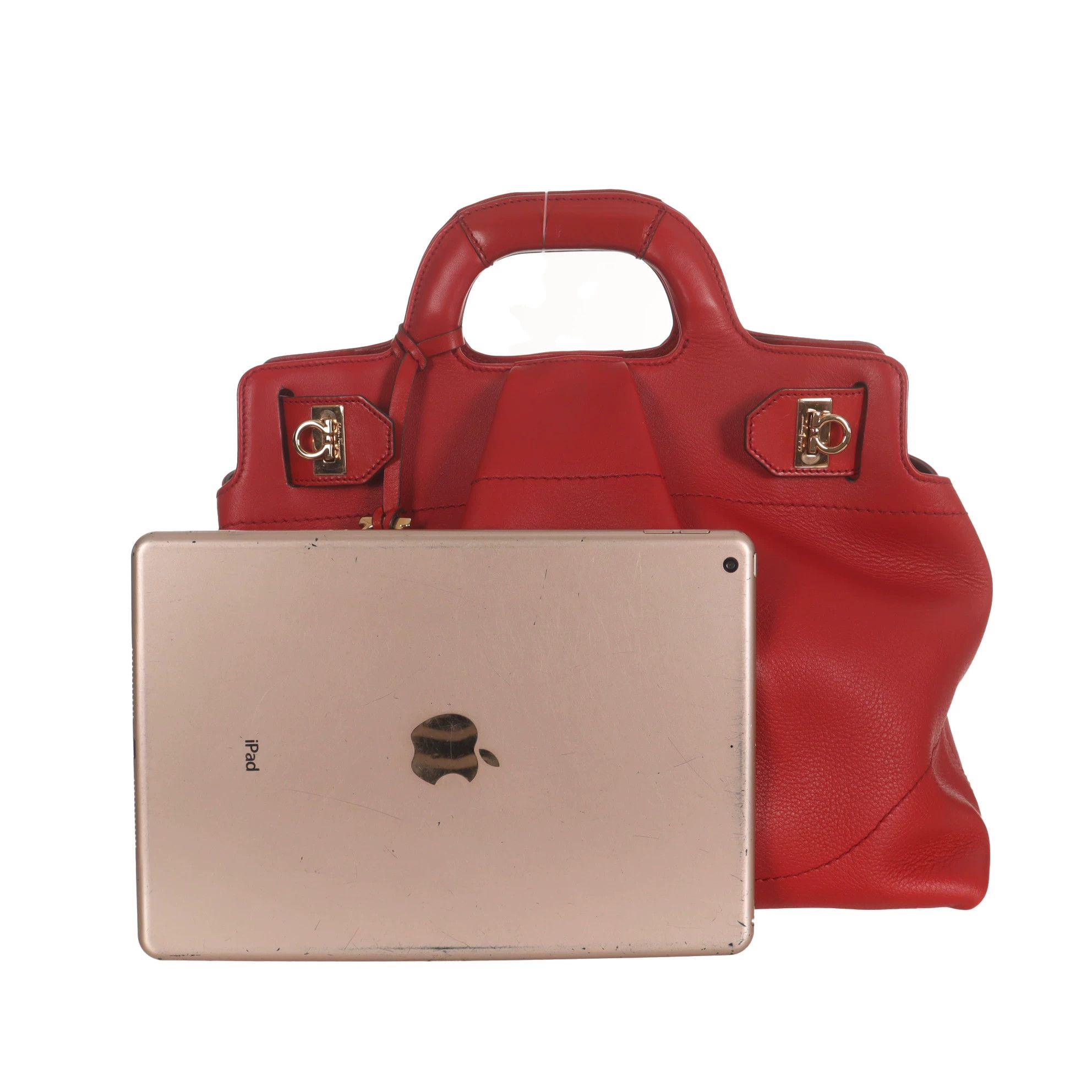 Salvatore Ferragamo Salvatore Ferragamo Gold Shoulder Bag 35 Women Size ONE SIZE - 3 Thumbnail