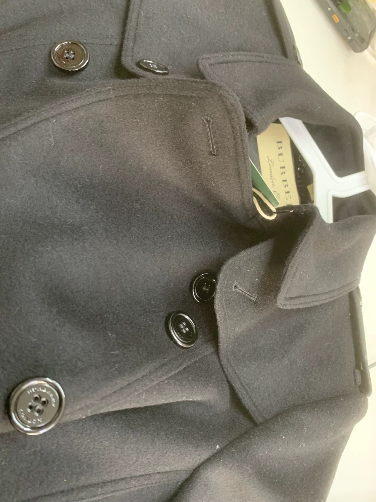 Burberry Burberry Wool Coat S Women Size S / US 4 / IT 40 - 8 Thumbnail