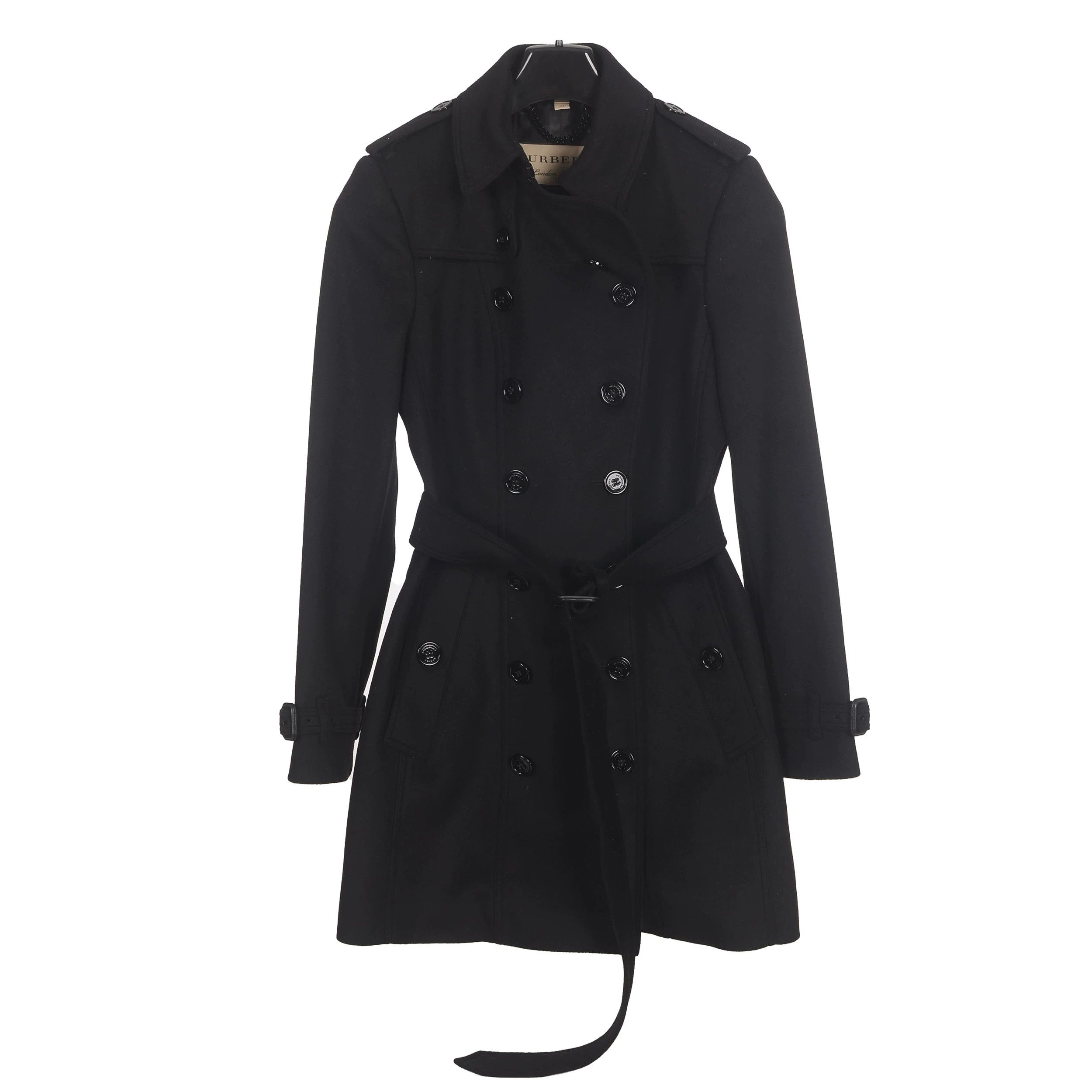 Burberry Burberry Wool Coat S Women Size S / US 4 / IT 40 - 10 Thumbnail