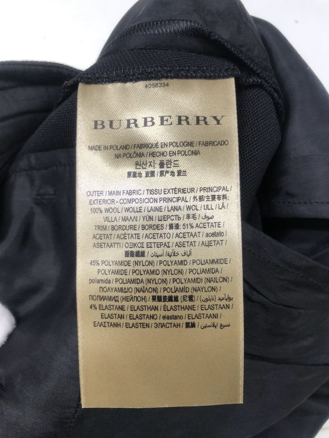 Burberry Burberry Casual Wool Pants M Women Size 28" / US 6 / IT 42 - 9 Thumbnail