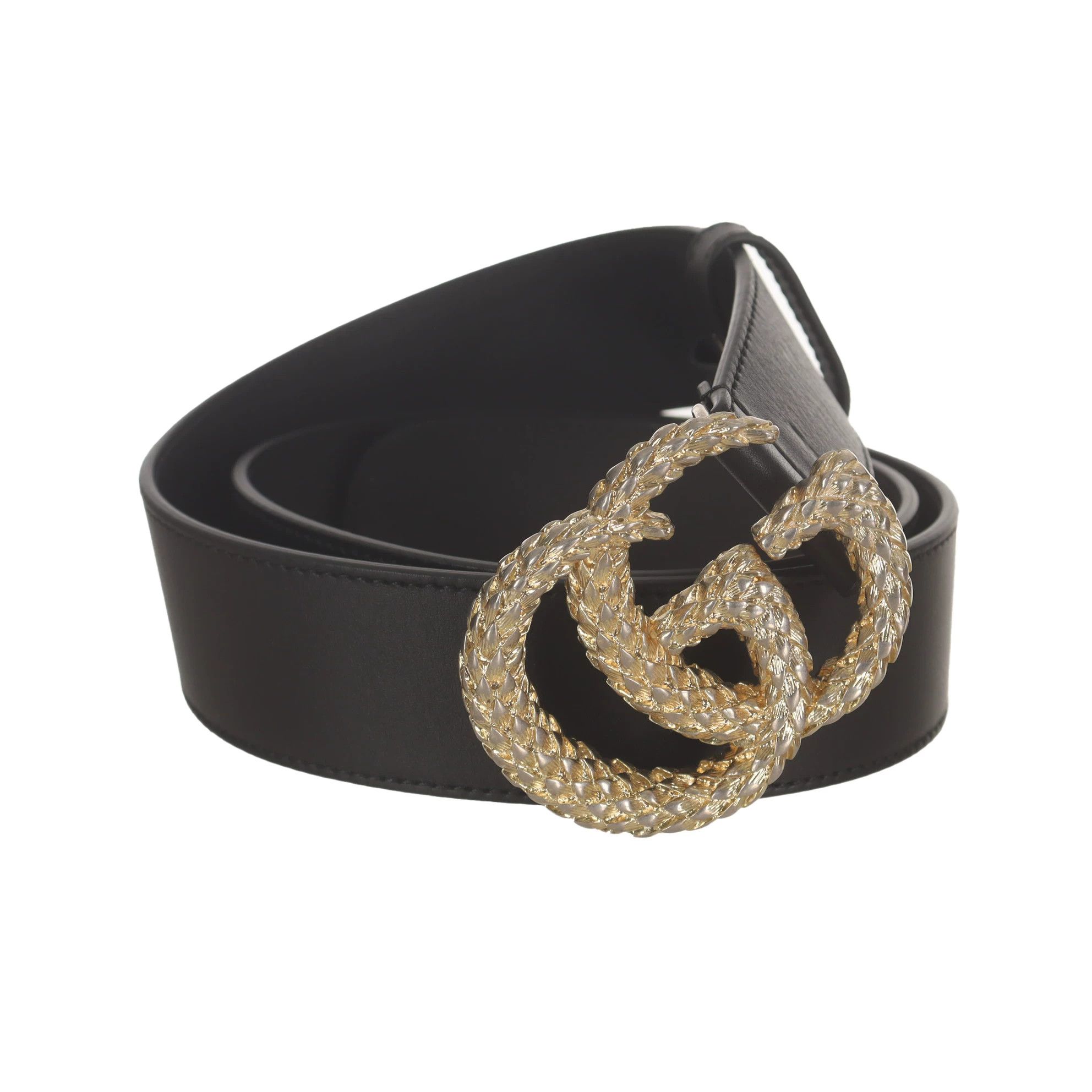 Gucci Gucci Retro Gold Belt Men Size ONE SIZE - 9 Thumbnail