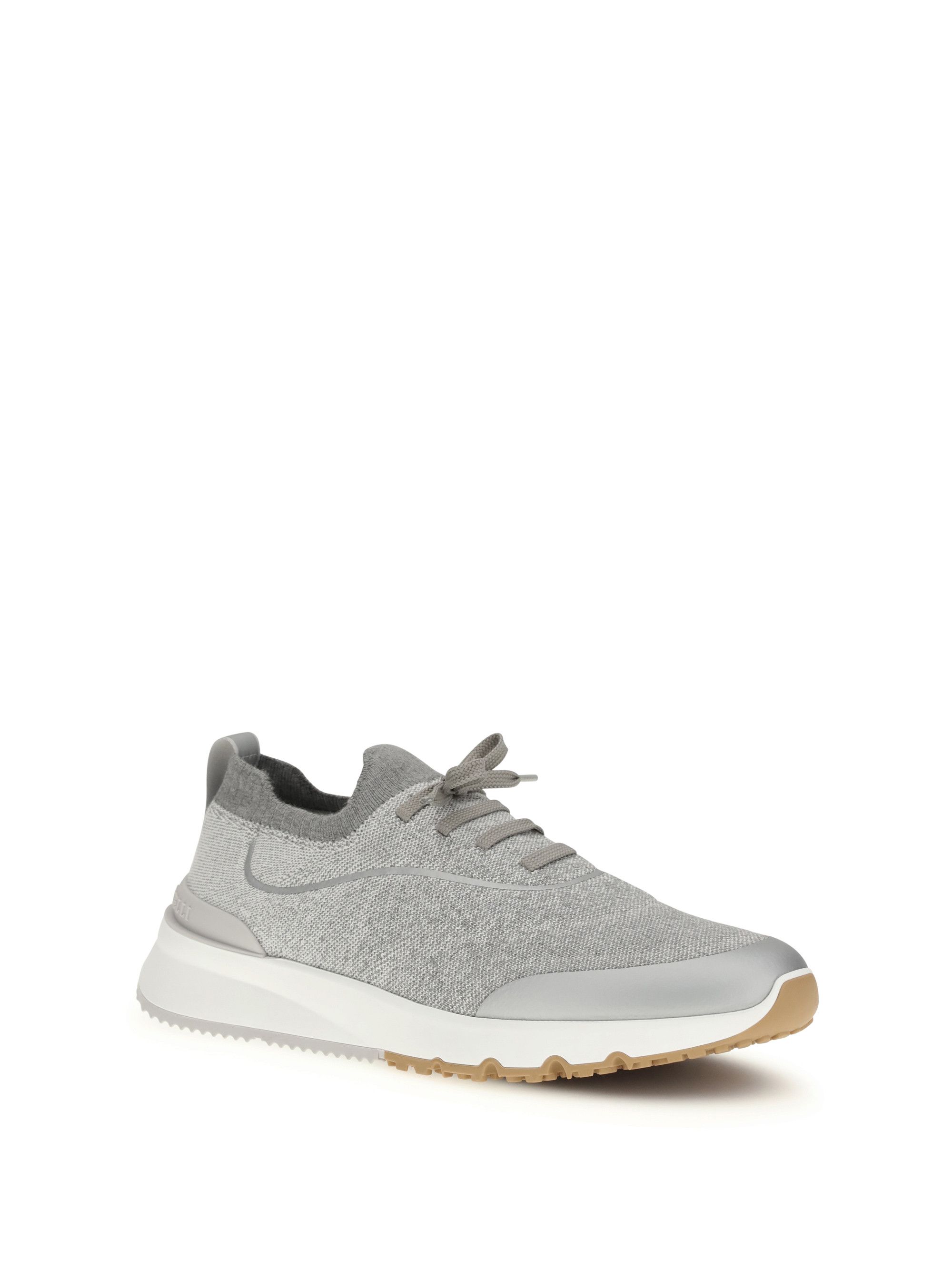 Brunello Cucinelli Techno cotton knit Sneakers runners Size US 12 / EU 45 - 2 Thumbnail