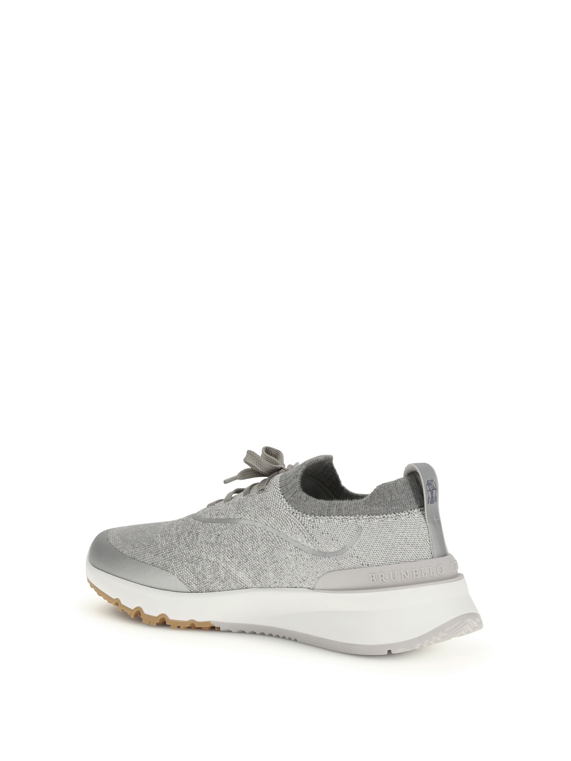 Brunello Cucinelli Techno cotton knit Sneakers runners Size US 12 / EU 45 - 3 Thumbnail