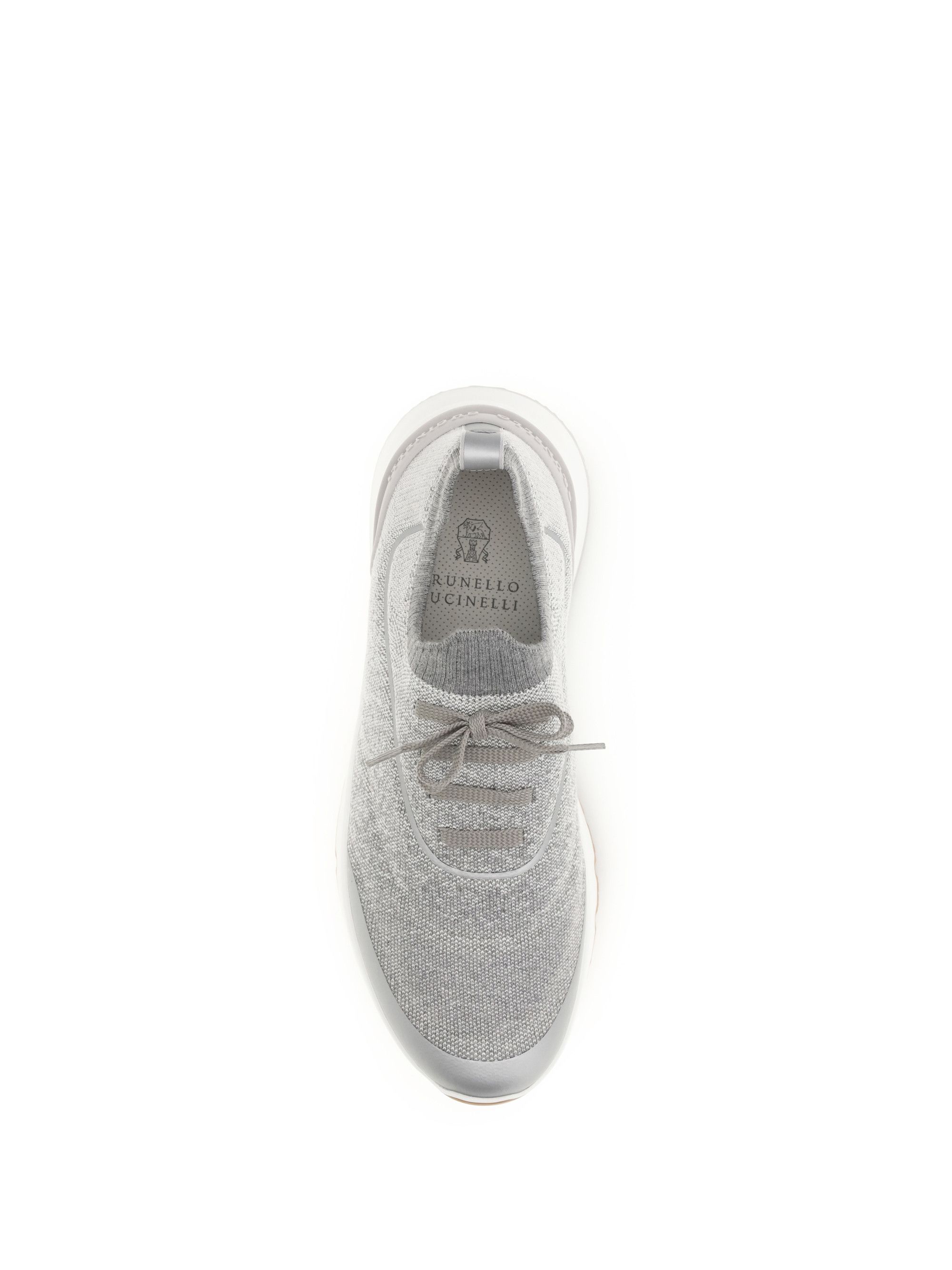 Brunello Cucinelli Techno cotton knit Sneakers runners Size US 12 / EU 45 - 4 Thumbnail