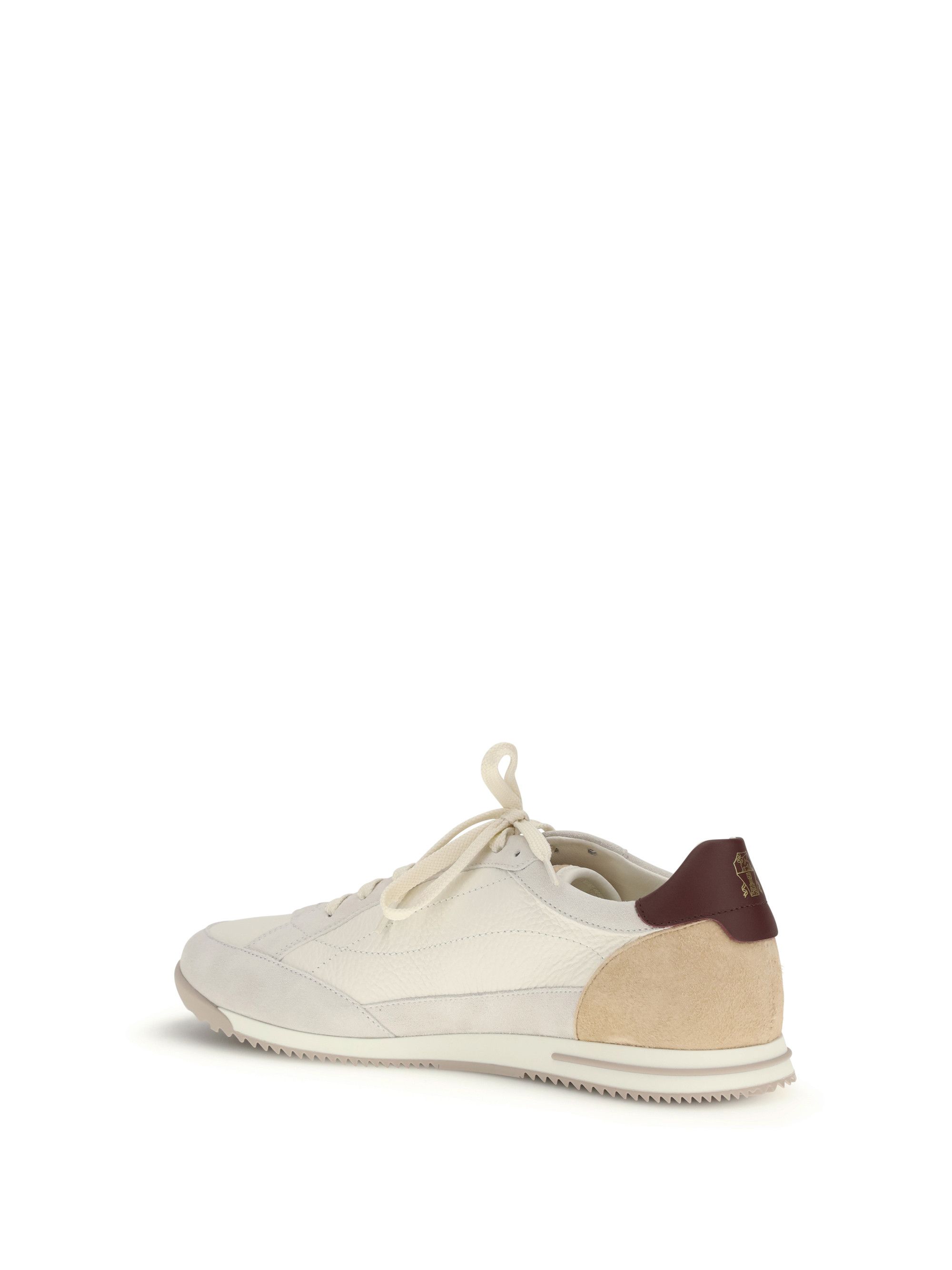 Brunello Cucinelli Deer and suede Sneakers Size US 7 / EU 40 - 3 Thumbnail