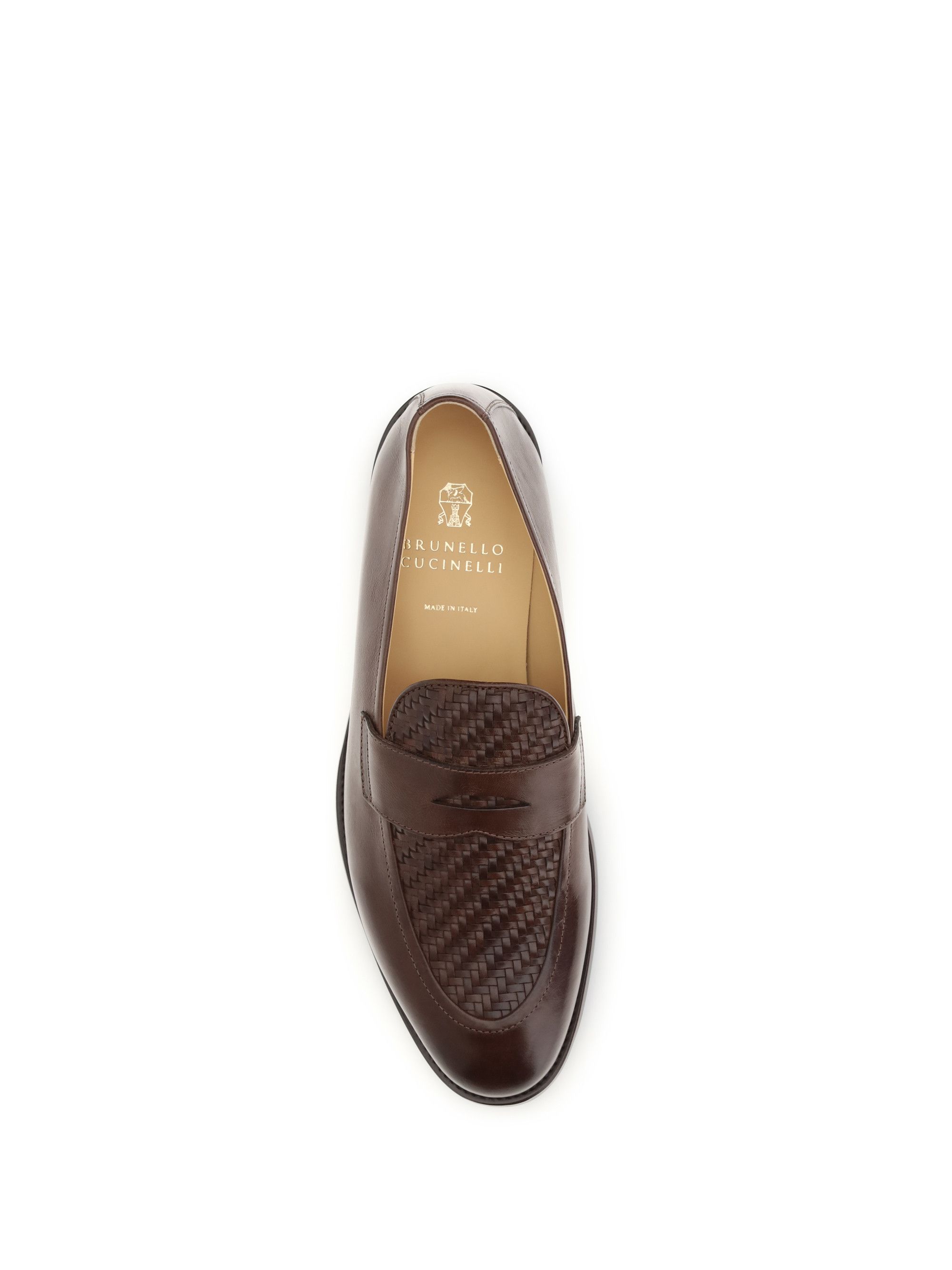 Brunello Cucinelli Leather Loafers Size US 10.5 / EU 43-44 - 4 Thumbnail